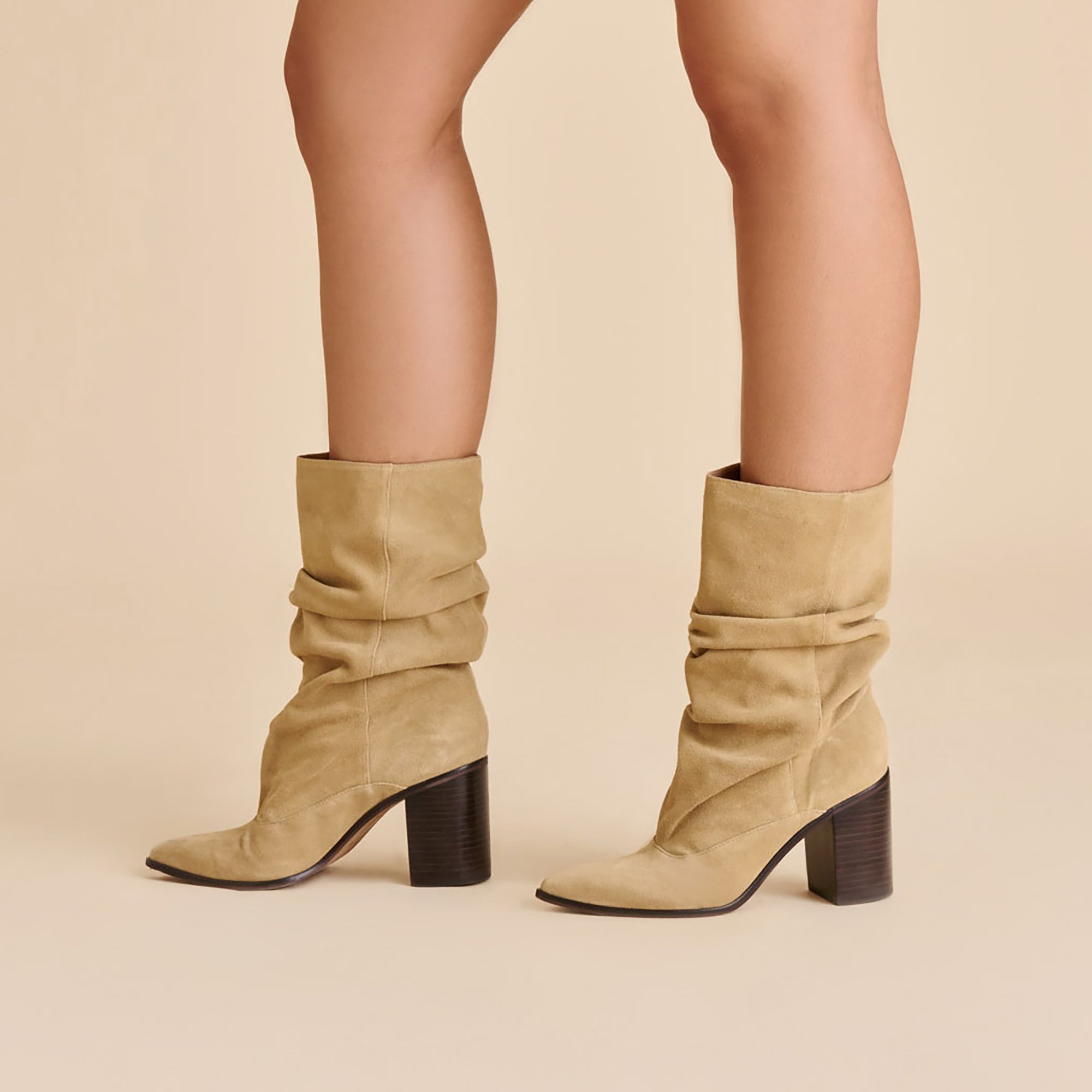 TALINA BOOTS DK TAUPE SUEDE - view 7