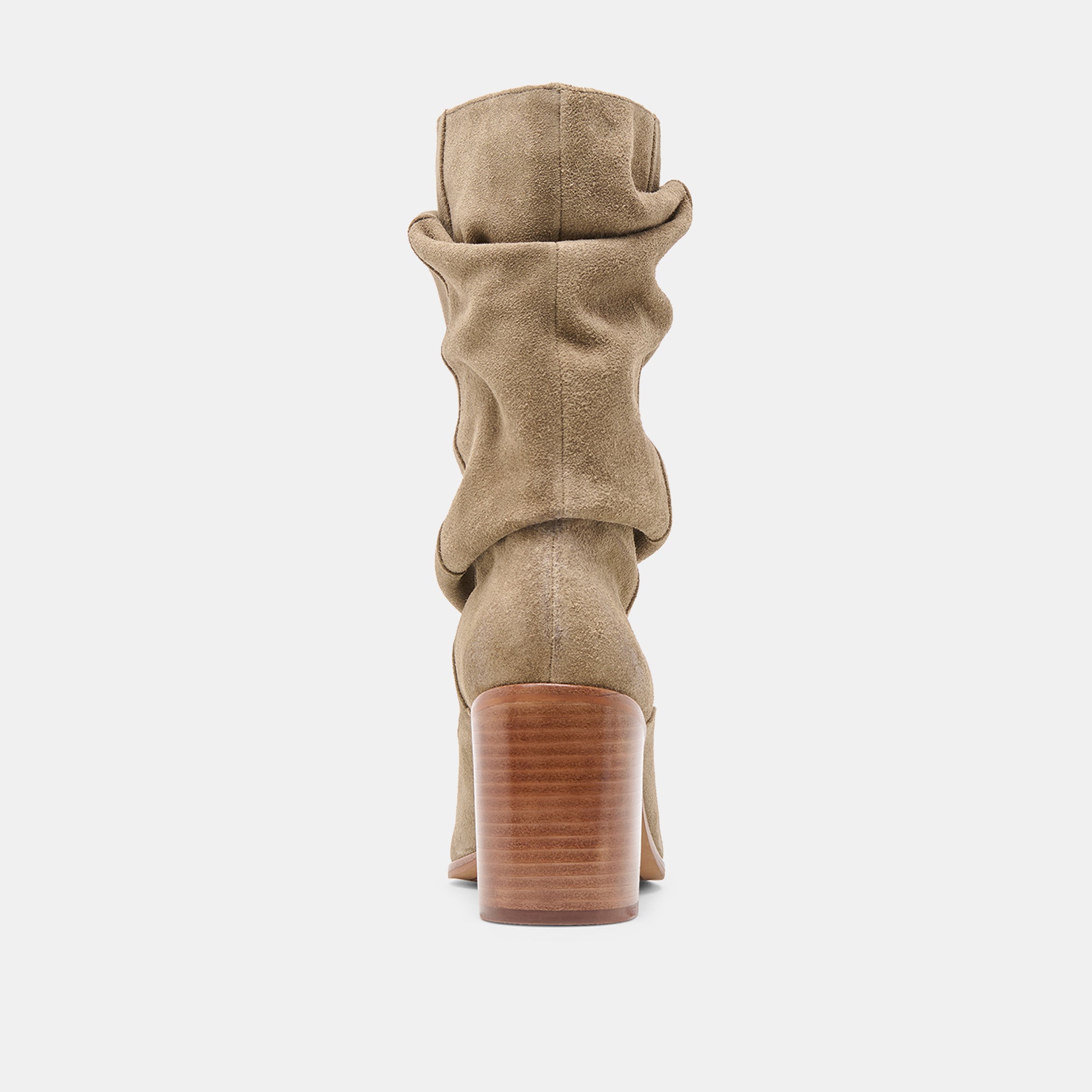 TALINA WIDE CALF BOOTS OLIVE SUEDE - view 7