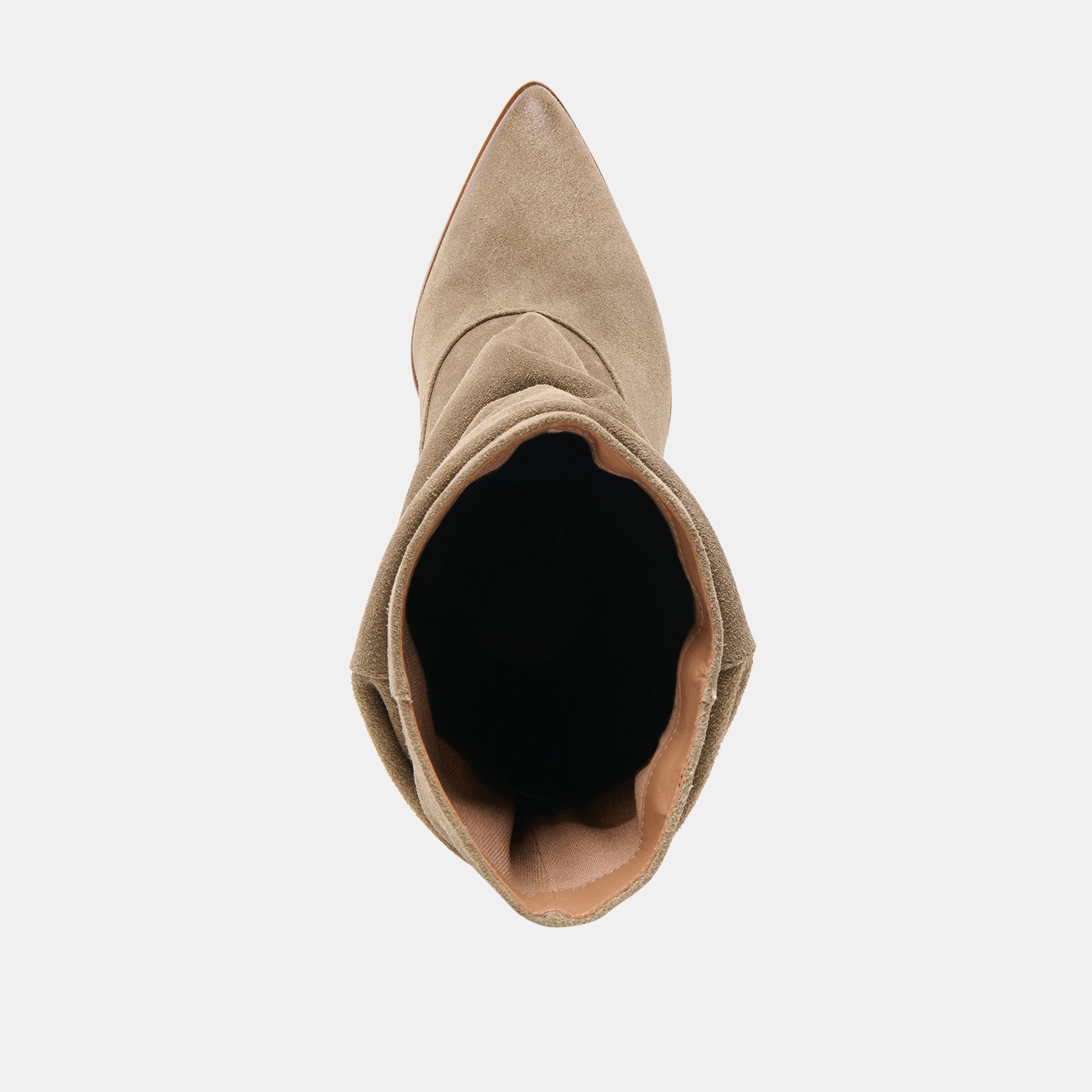 TALINA WIDE CALF BOOTS OLIVE SUEDE - view 8