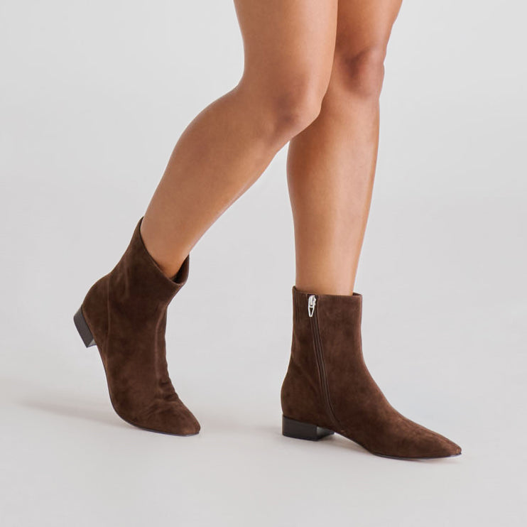 TARINE BOOTIES DK BROWN NUBUCK - view 4