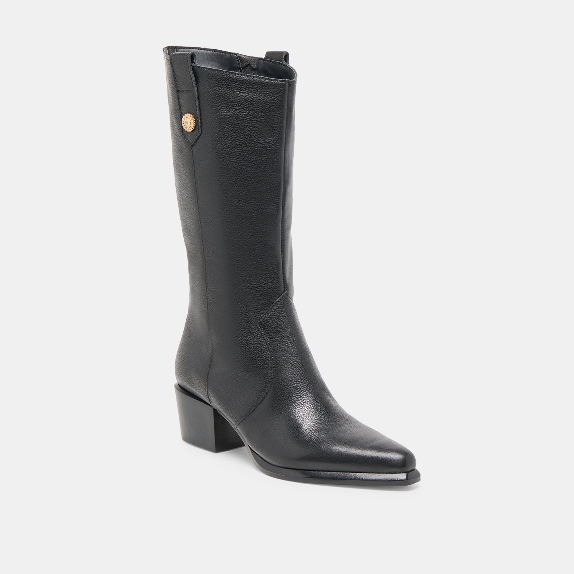 VERN BOOTS BLACK LEATHER