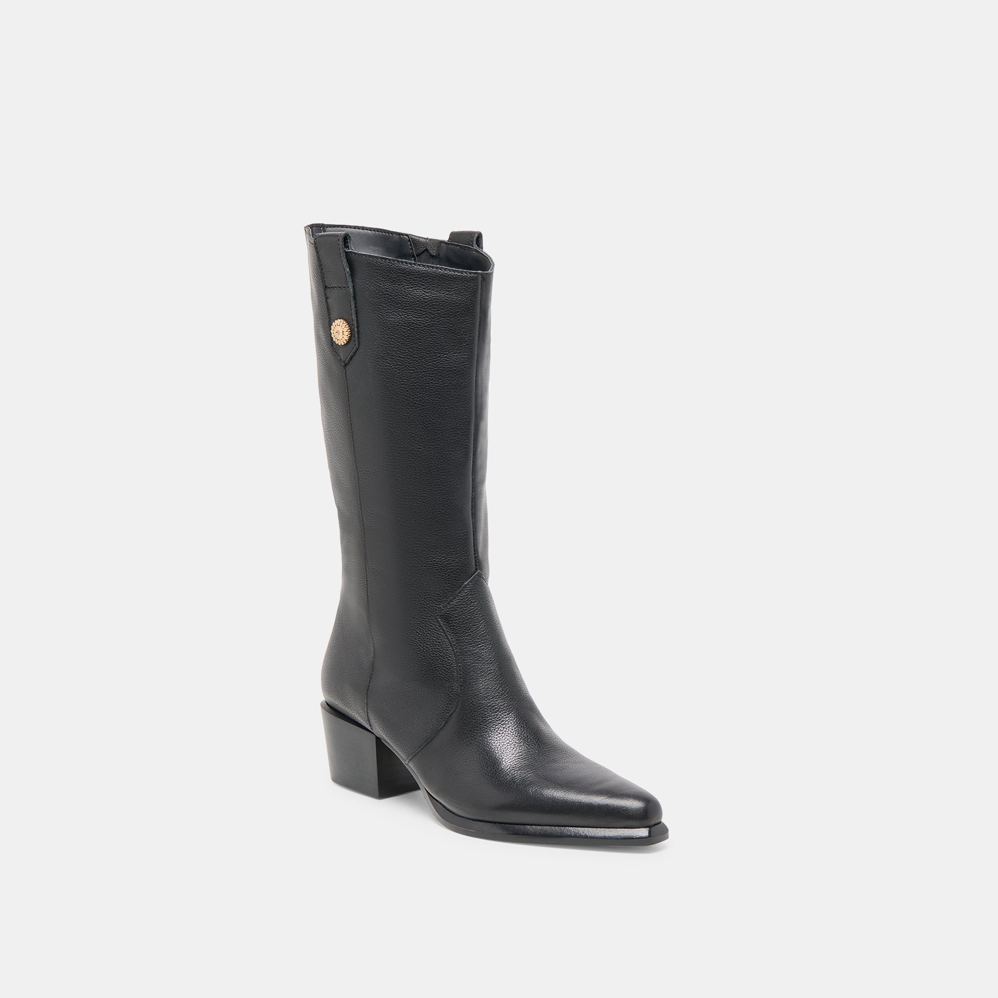 VERN BOOTS BLACK LEATHER