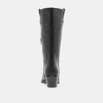 VERN BOOTS BLACK LEATHER