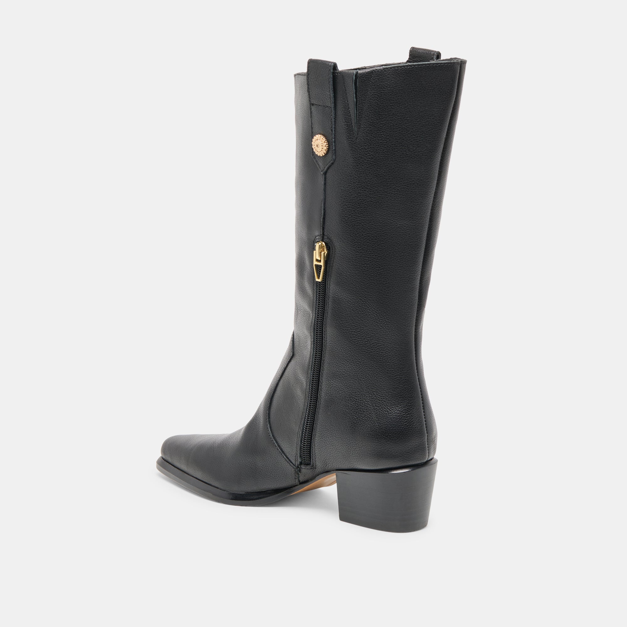 VERN BOOTS BLACK LEATHER