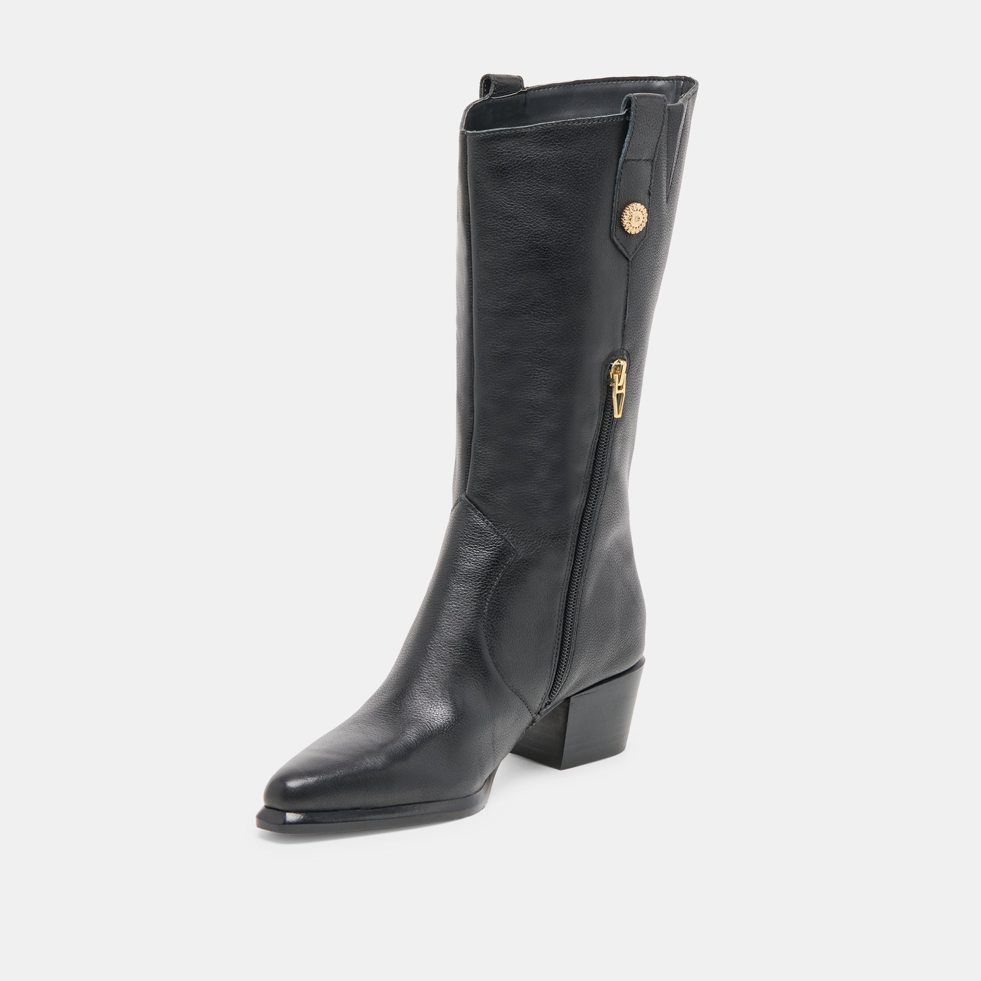 VERN BOOTS BLACK LEATHER
