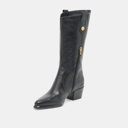 VERN BOOTS BLACK LEATHER