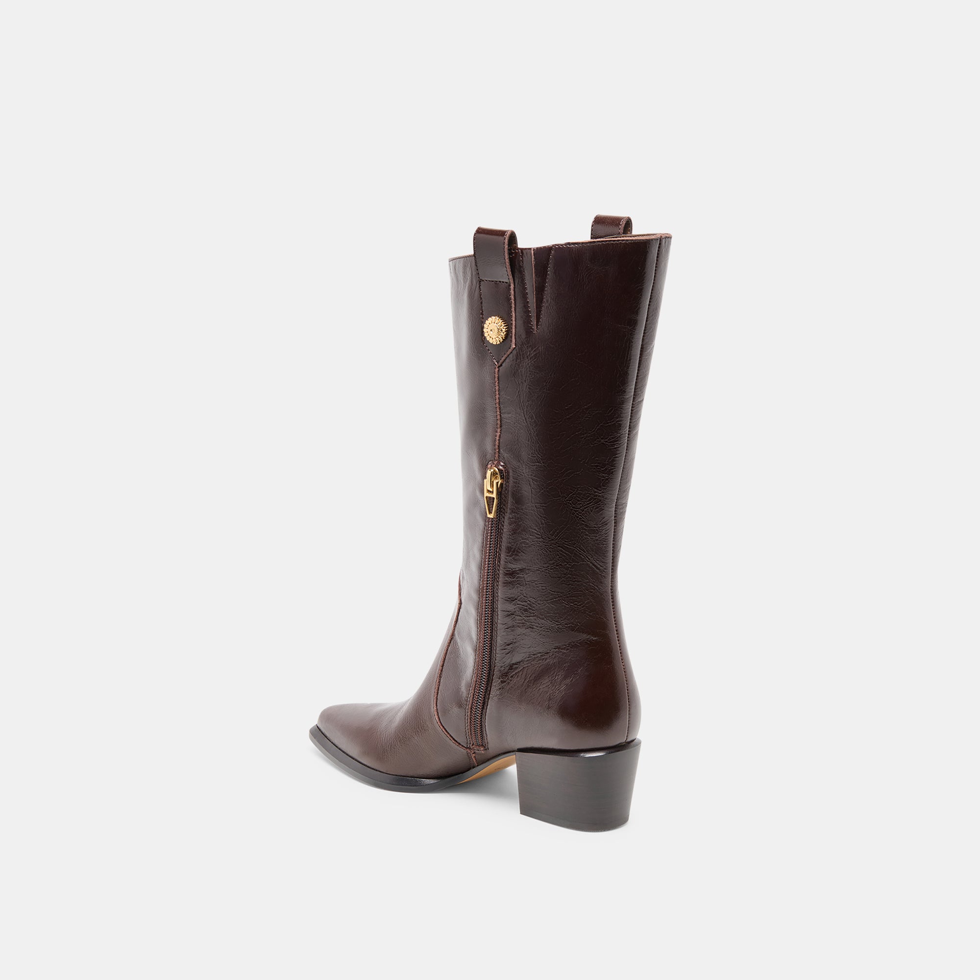 VERN BOOTS CHOCOLATE LEATHER