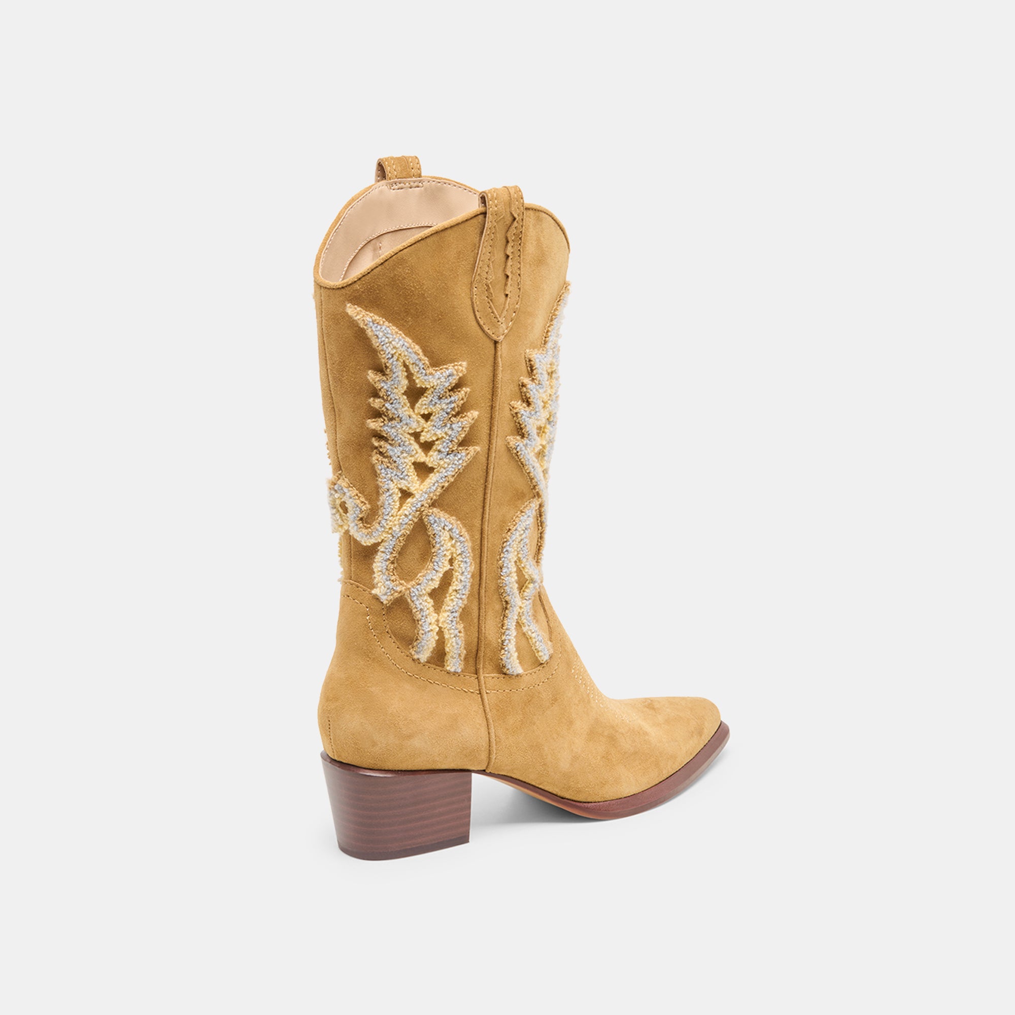 VILA BOOTS CARAMEL SUEDE - view 5