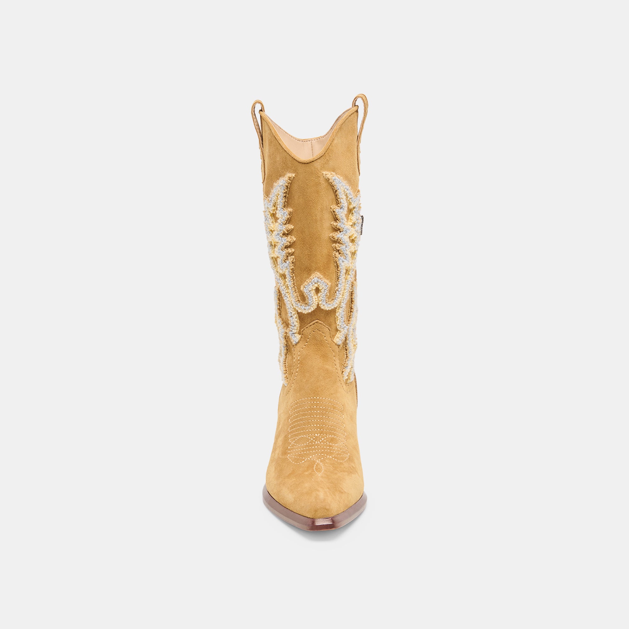 VILA BOOTS CARAMEL SUEDE - view 8