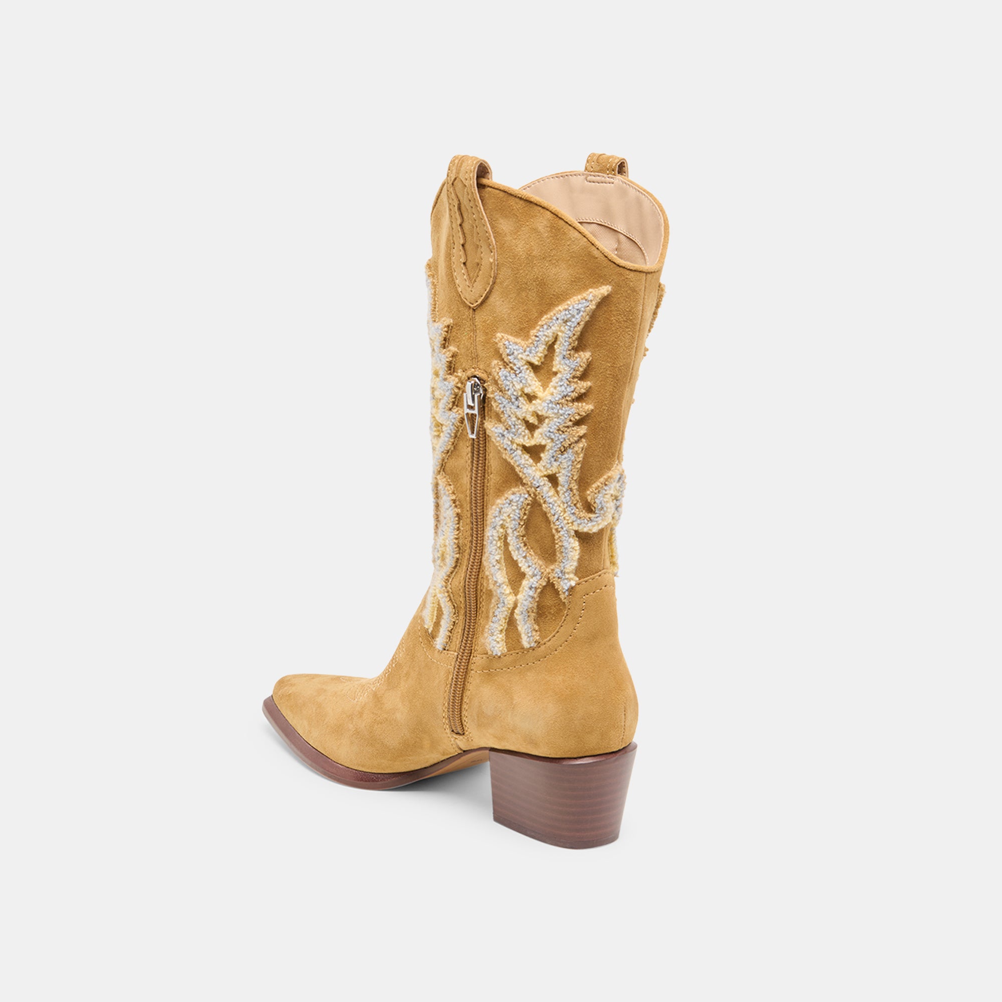 VILA BOOTS CARAMEL SUEDE - view 7