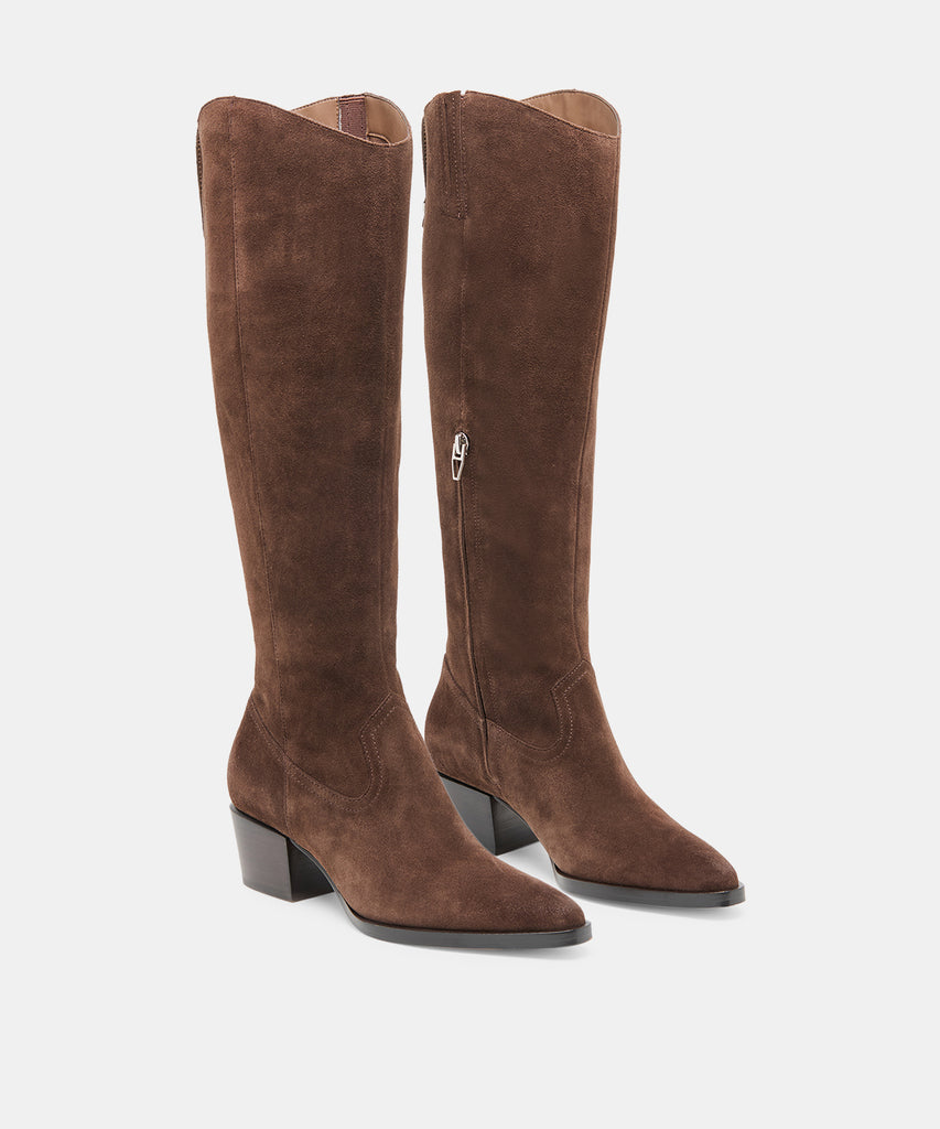 VIRONA H2O BOOTS DK BROWN SUEDE