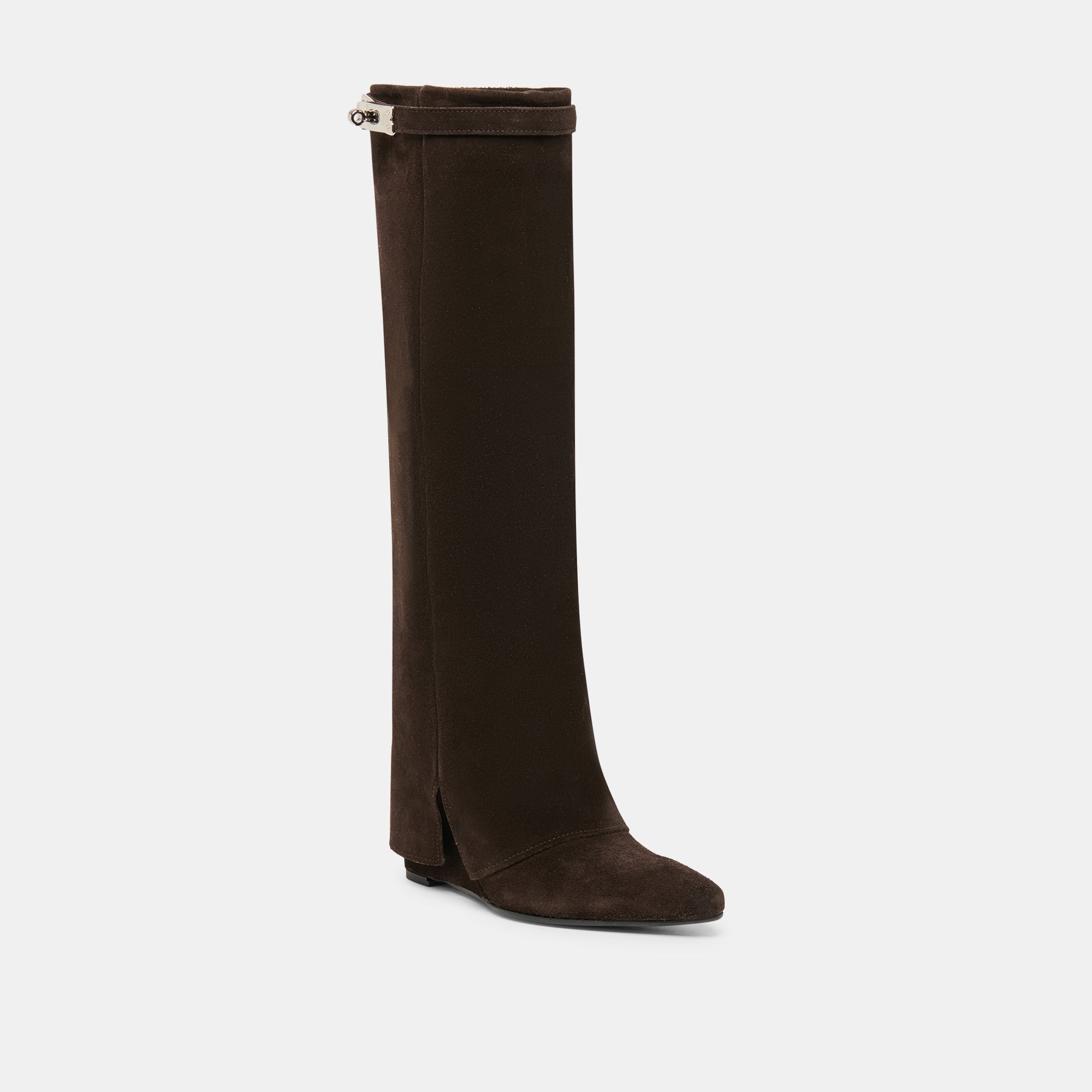 AGGY BOOTS DK BROWN SUEDE - view 2