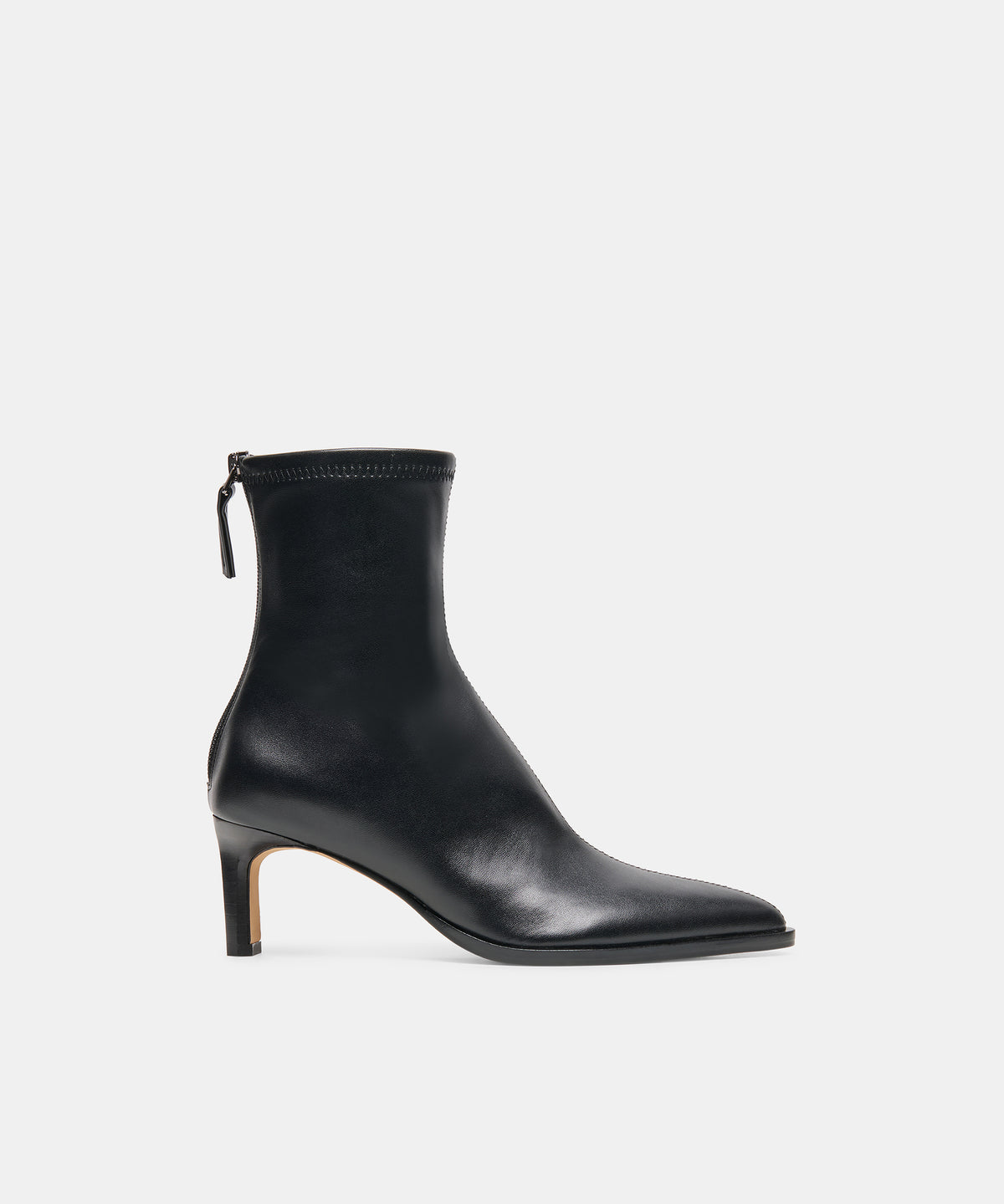 ALICEN Black Stella Kitten-Heel Ankle Booties | Dolce Vita