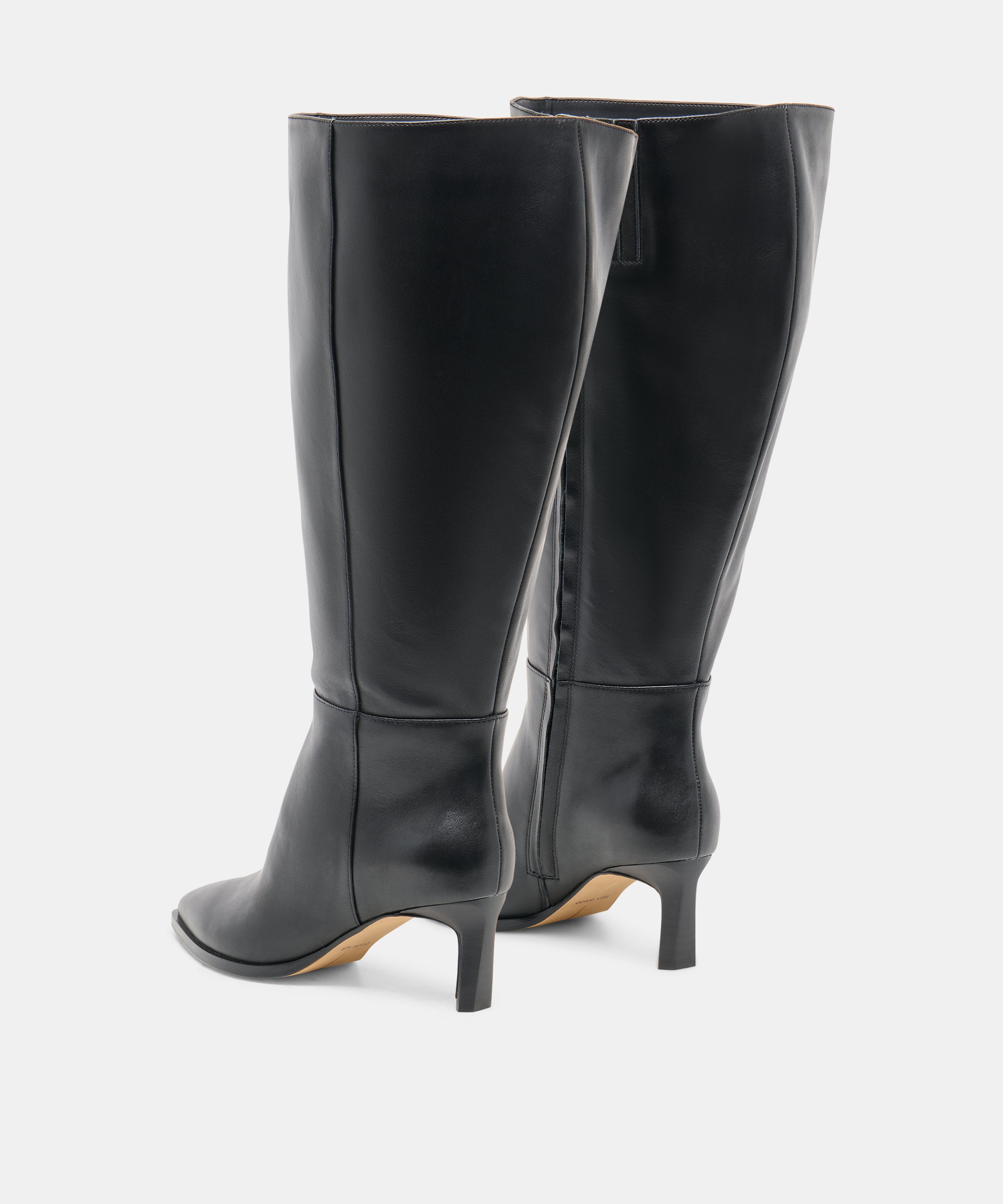 ALIMA EXTRA WIDE CALF BOOTS BLACK LEATHER - view 4
