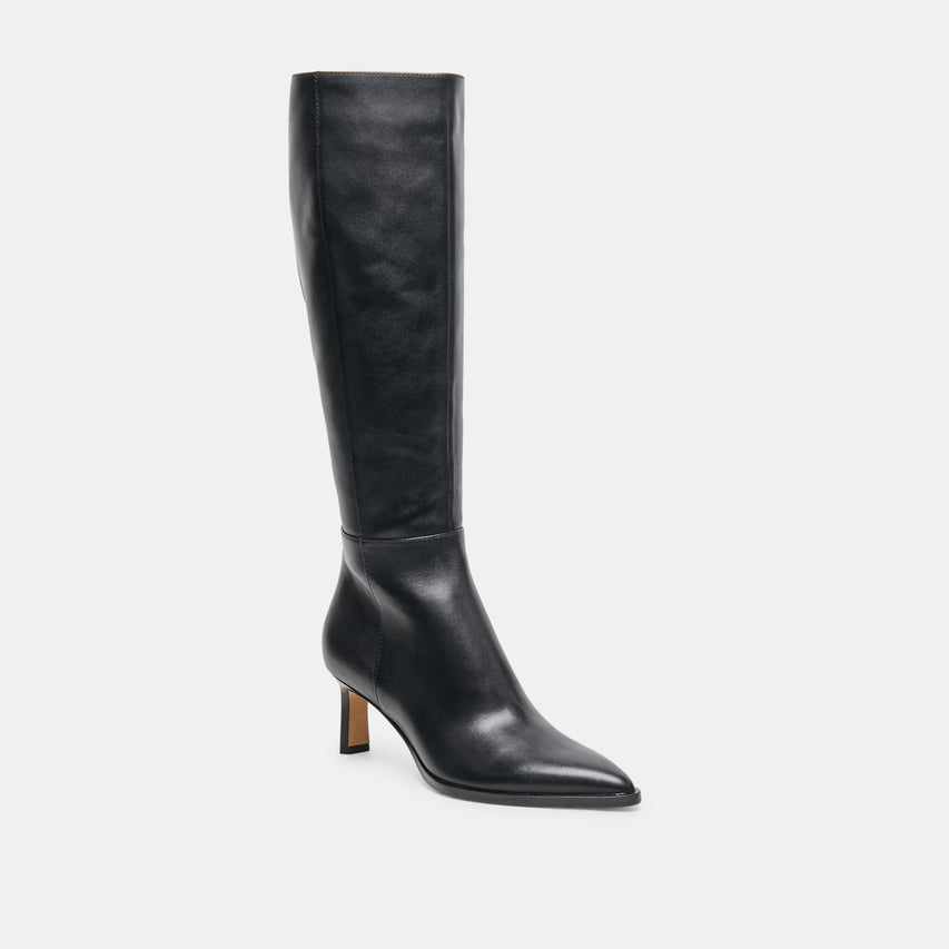 ALIMA BOOTS BLACK LEATHER