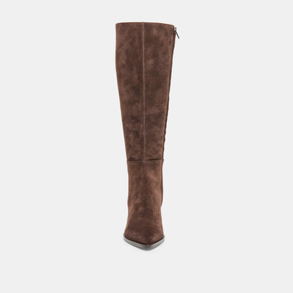 ALIMA BOOTS DK BROWN SUEDE