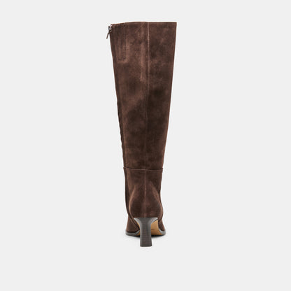 ALIMA BOOTS DK BROWN SUEDE