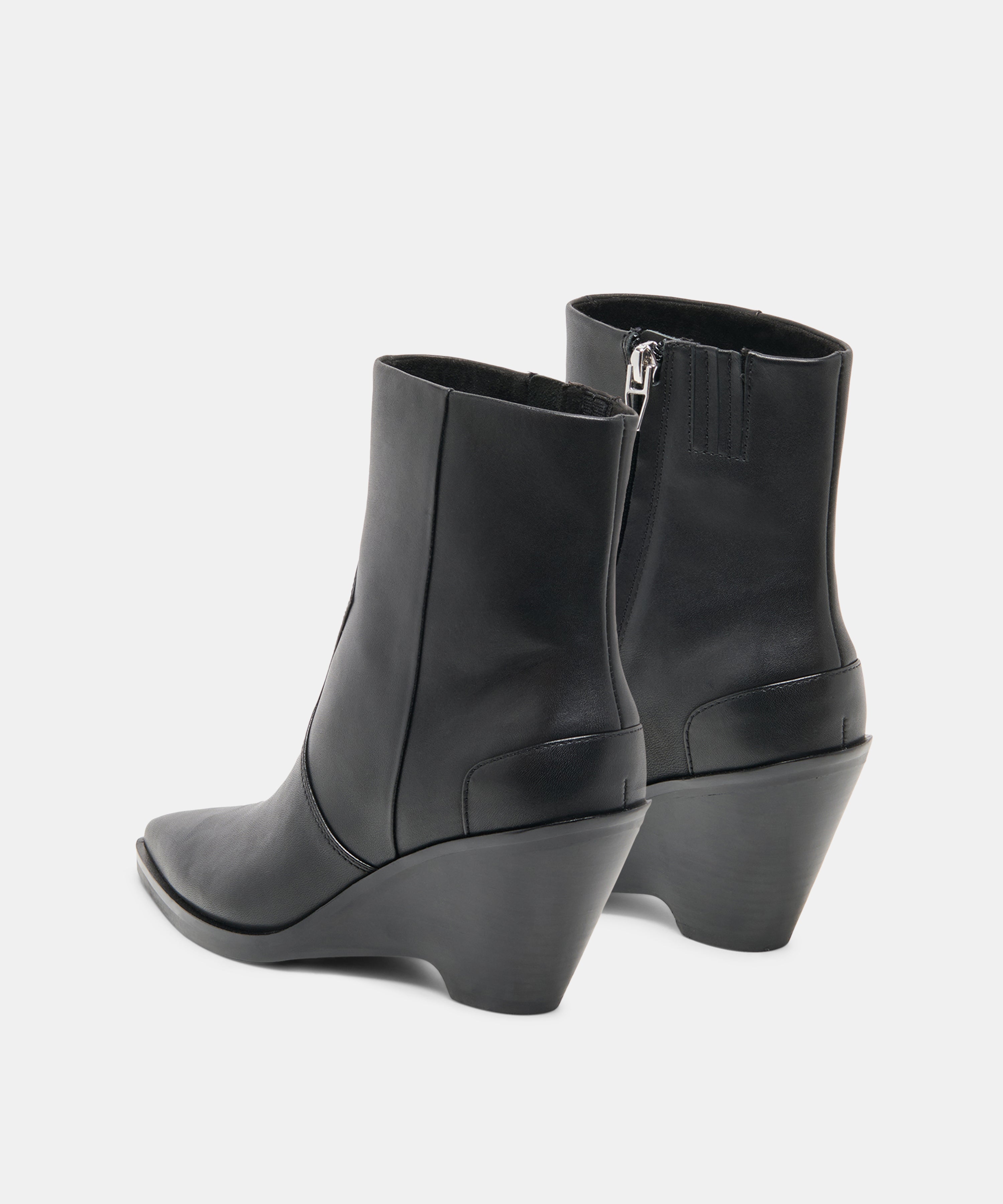 ASHTIN BOOTIES BLACK LEATHER - view 4