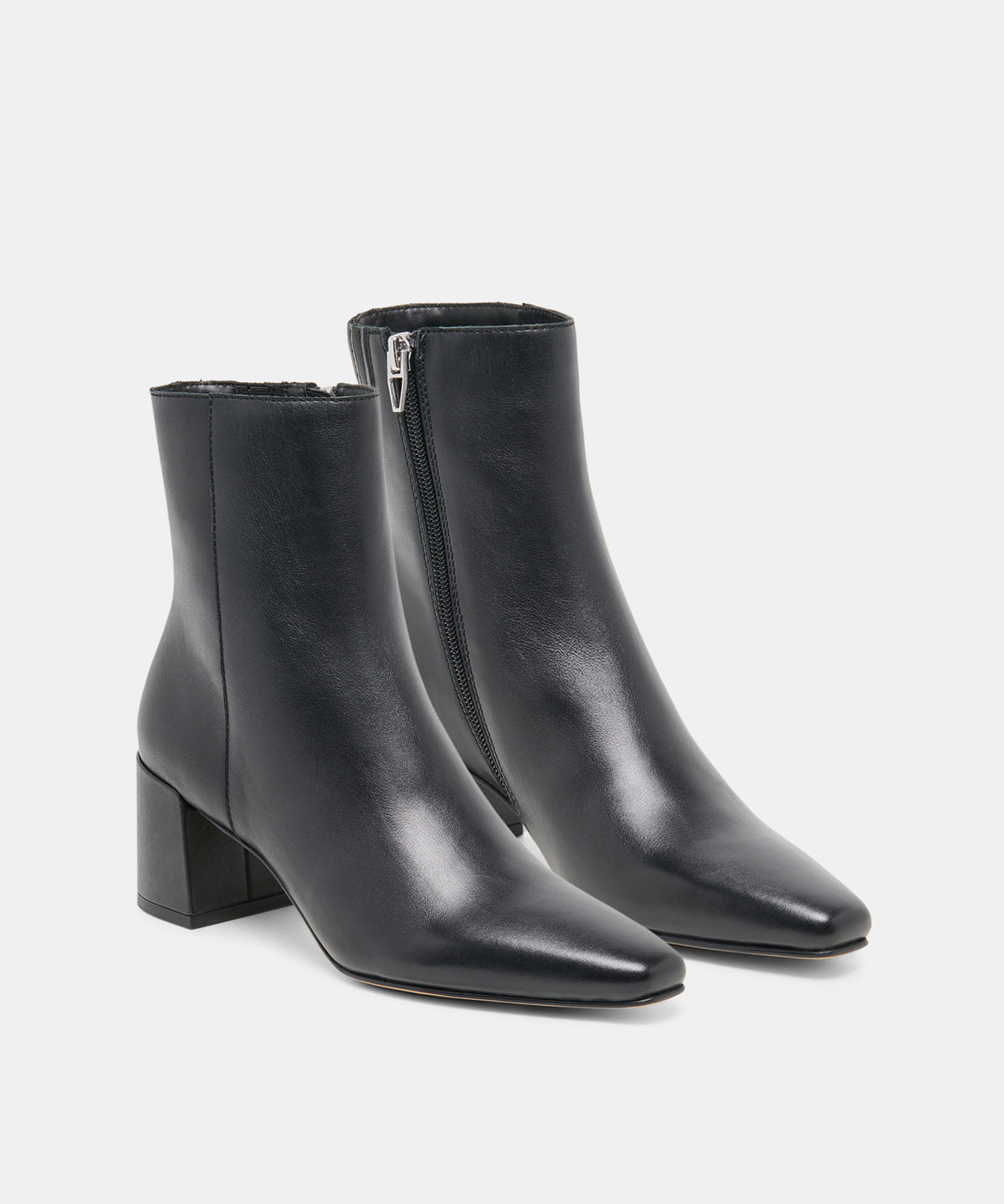 BAYRA WIDE BOOTIES BLACK LEATHER - view 2
