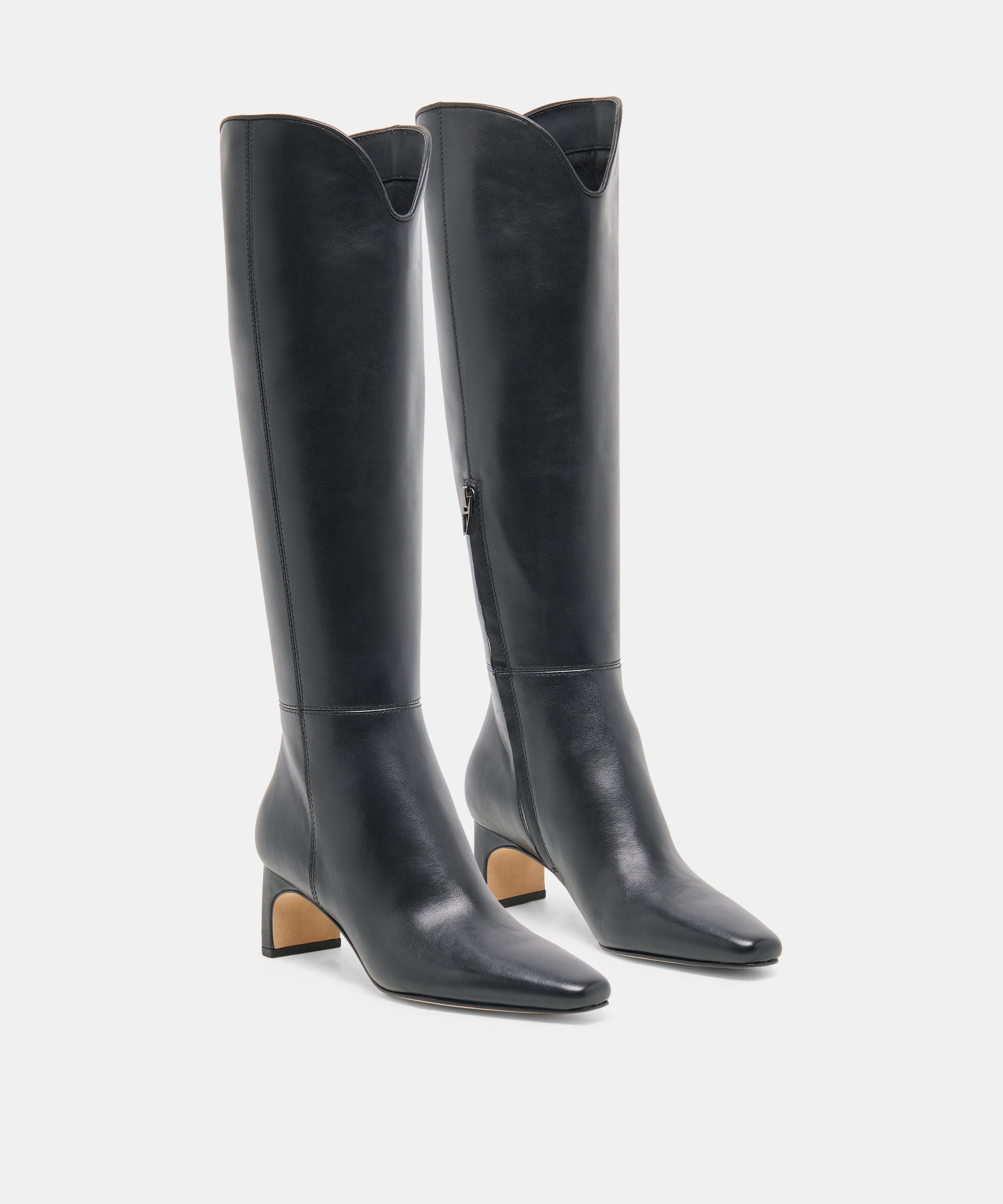 BRION NARROW CALF BOOTS BLACK LEATHER - view 2
