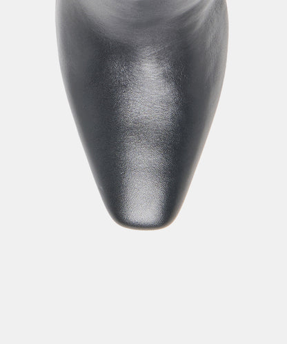 BRION EXTRA WIDE CALF BOOTS BLACK LEATHER