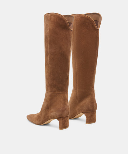 BRION BOOTS COCOA SUEDE