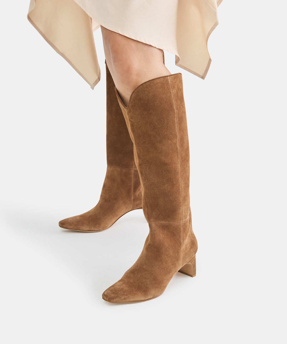 BRION WIDE CALF BOOTS COCOA SUEDE - view 4