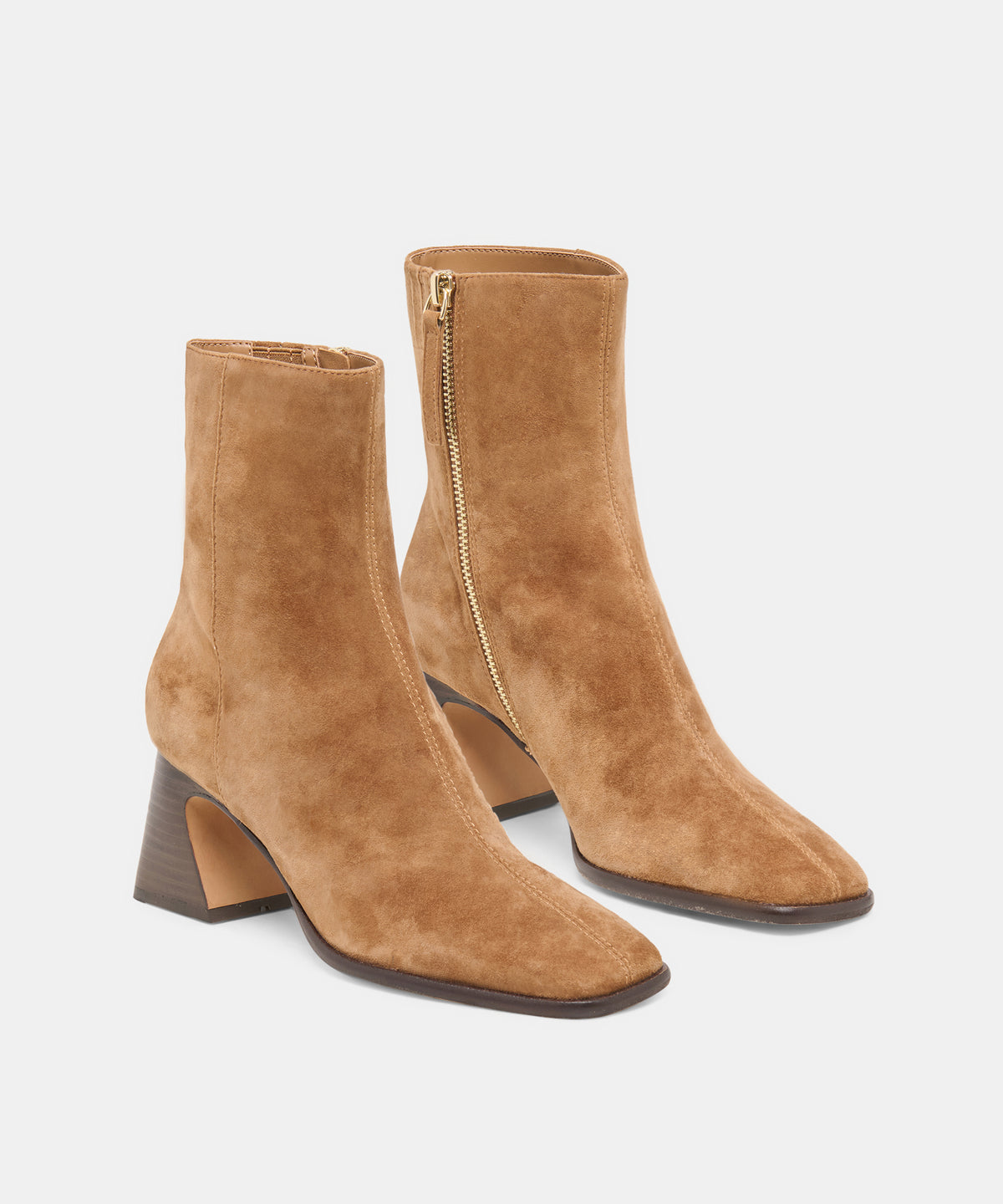 CECELA BOOTIES LT BROWN SUEDE - view 2