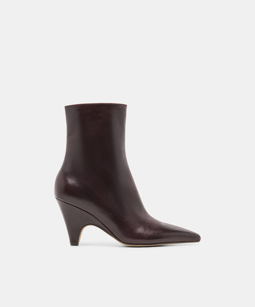 CRUZ BOOTIES BLACKBERRY LEATHER