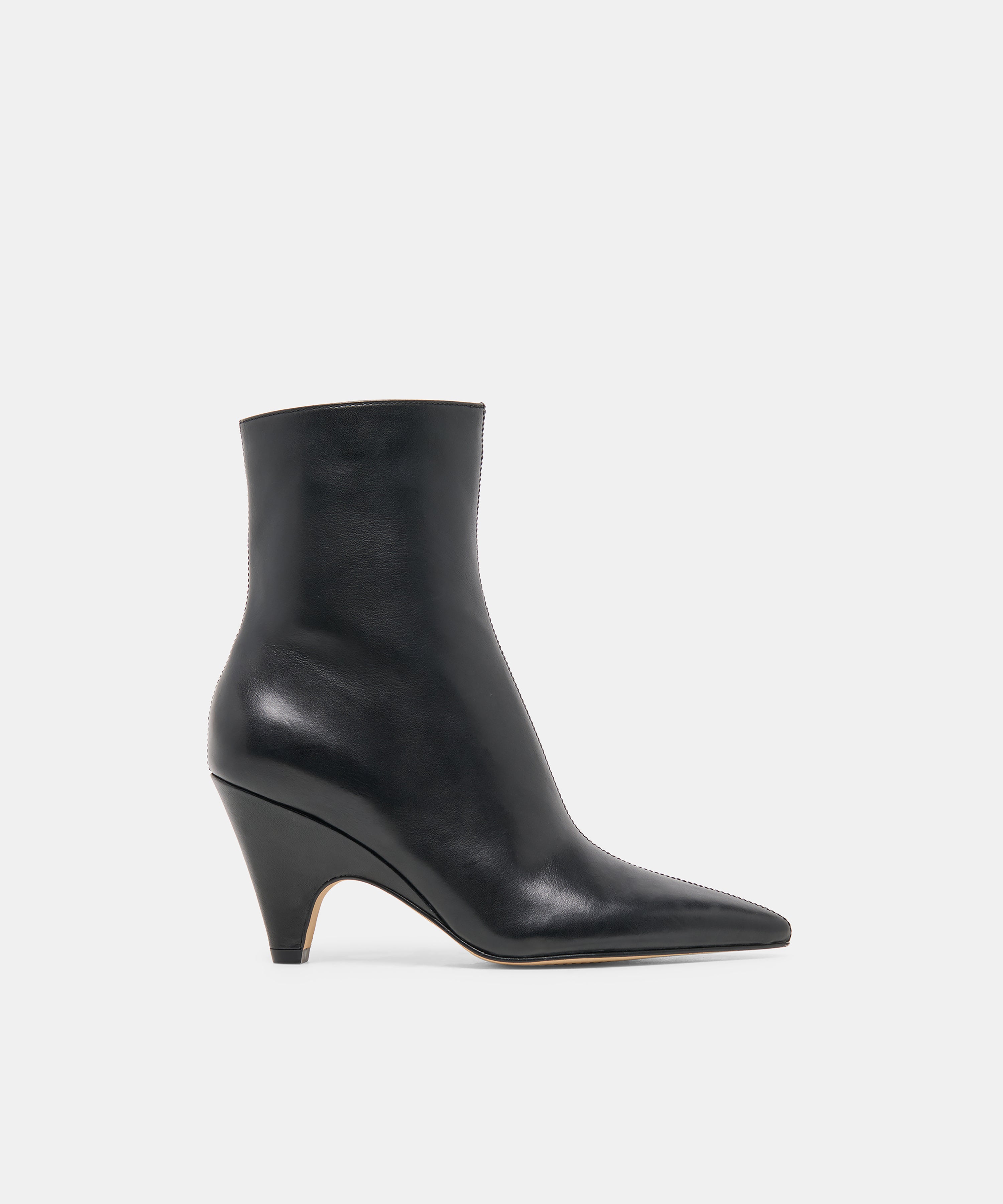 CRUZ BOOTIES BLACK LEATHER