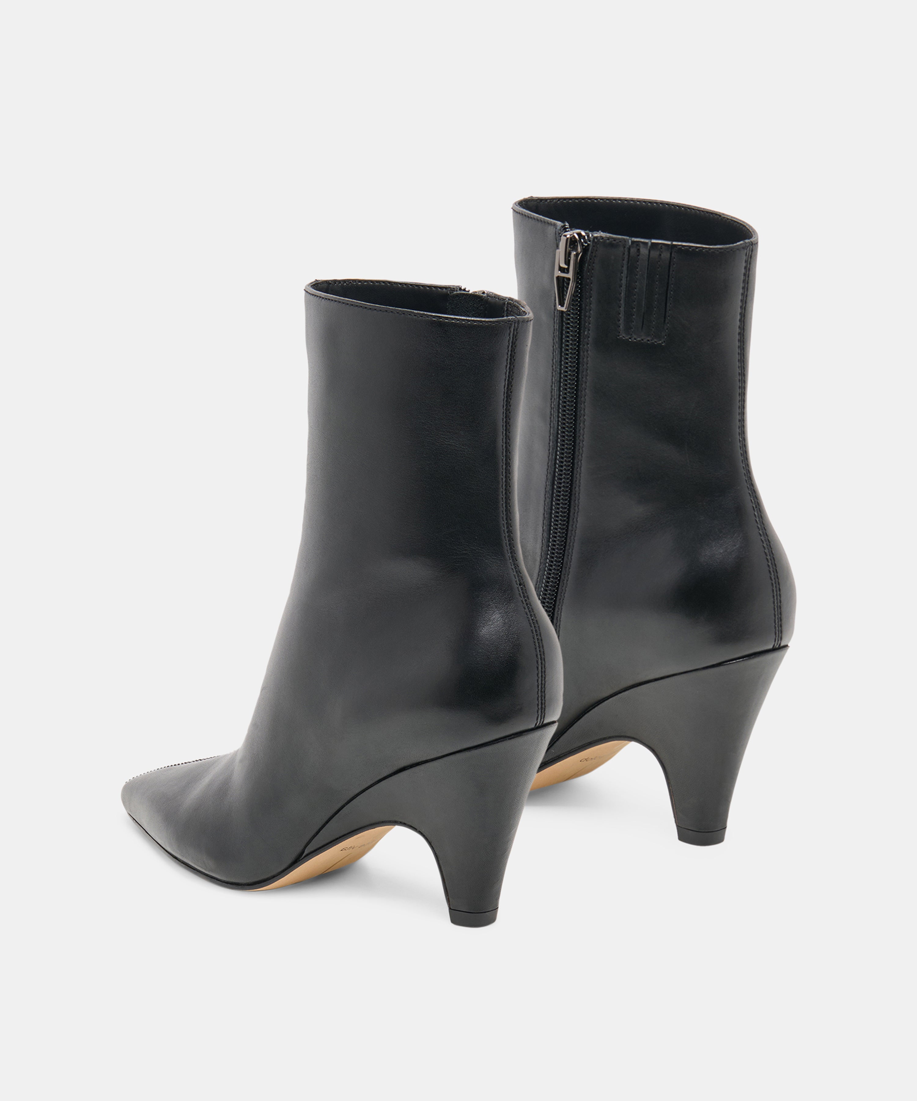 CRUZ BOOTIES BLACK LEATHER - view 4