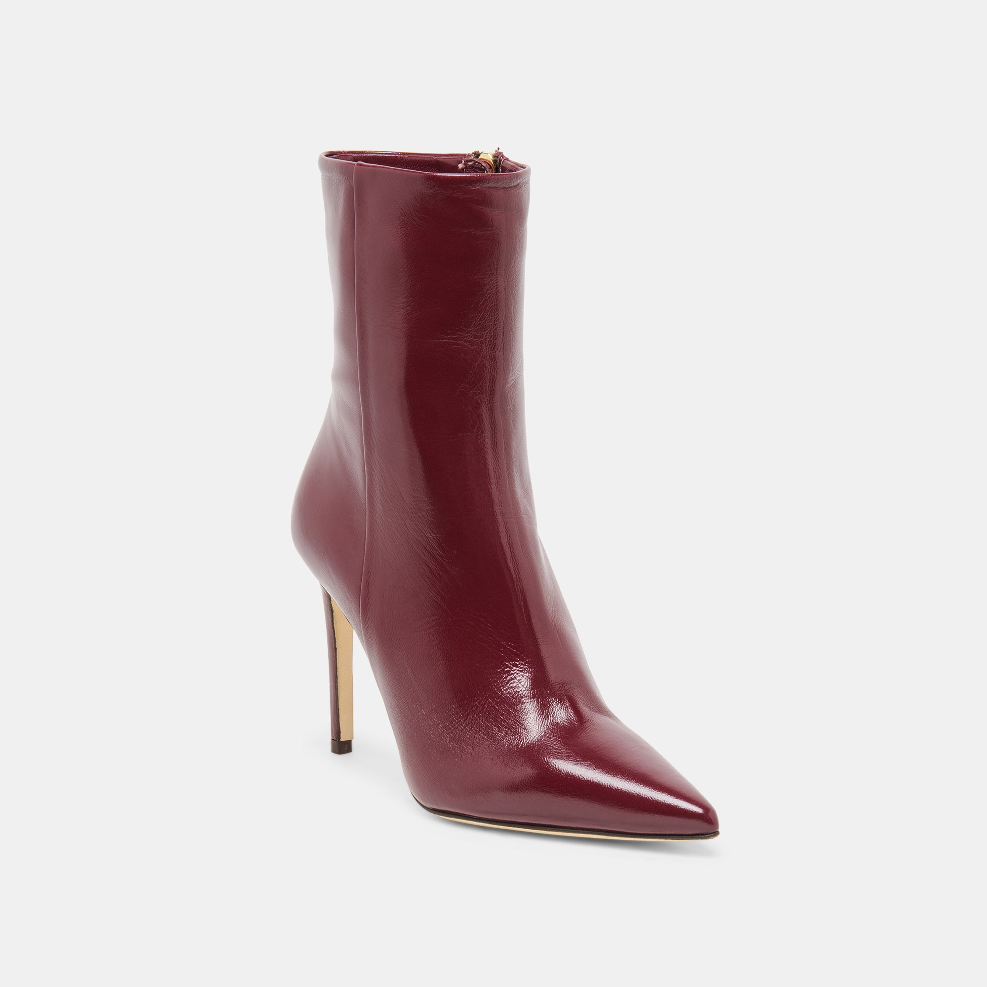 DANITY BOOTIES BURGUNDY LEATHER - view 2