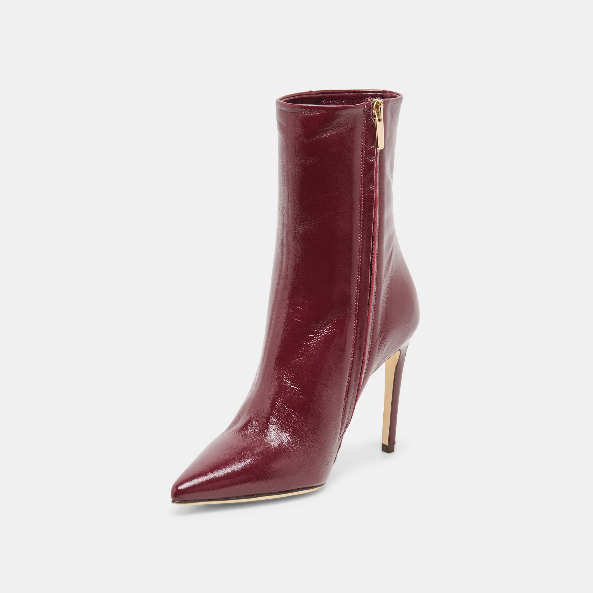DANITY BOOTIES BURGUNDY LEATHER - view 4