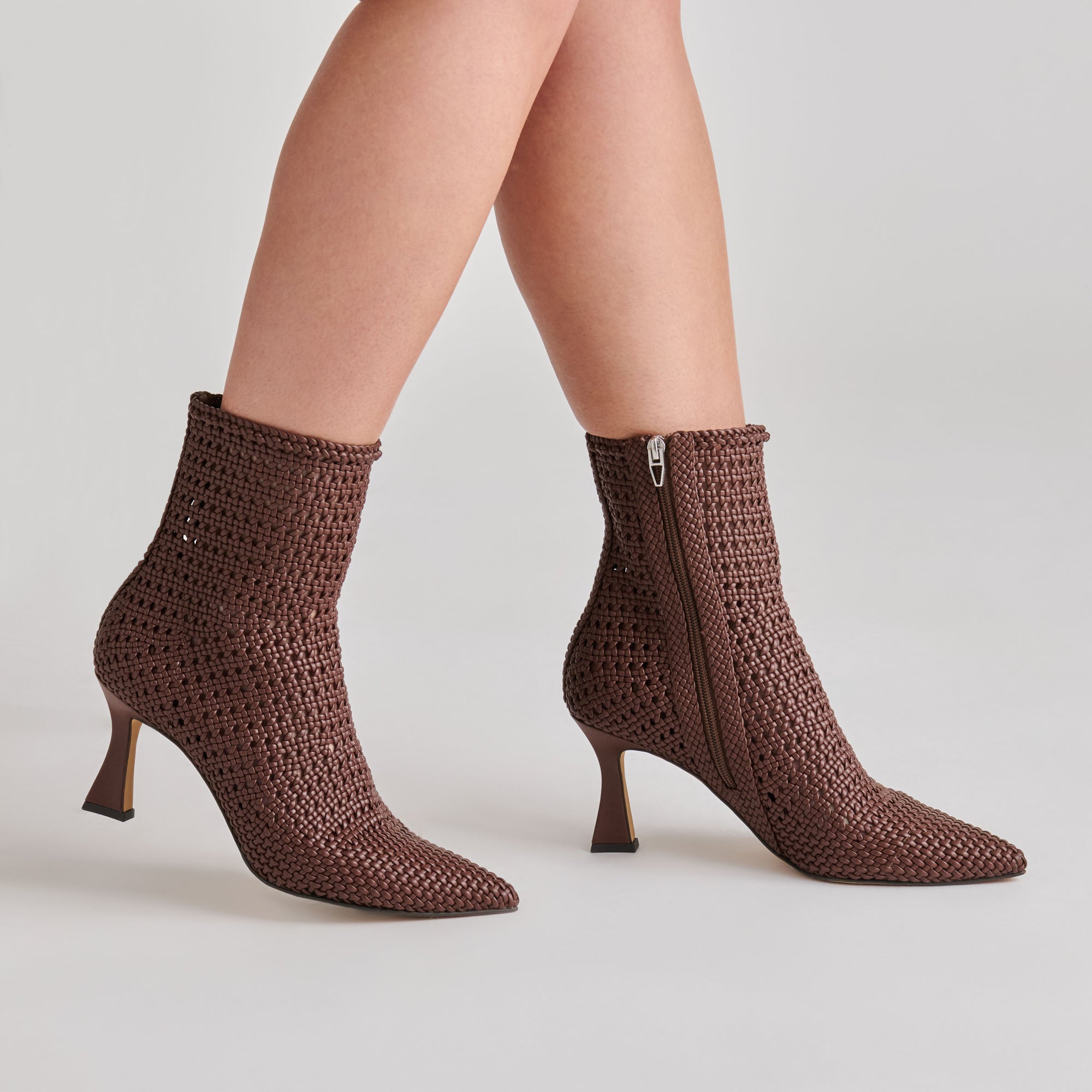 EMBRY BOOTIES BROWN WOVEN STELLA - view 2