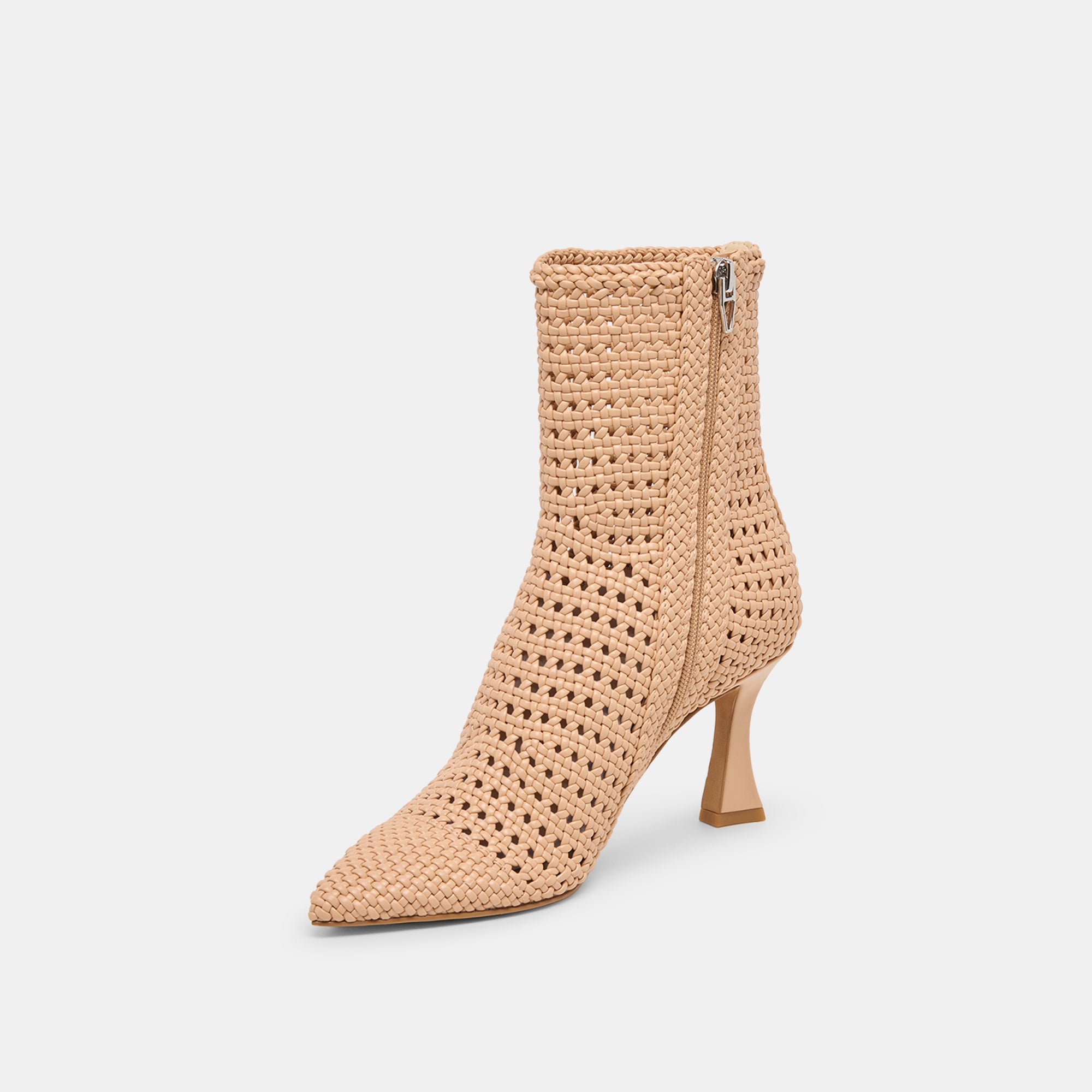 EMBRY BOOTIES LT TAN WOVEN STELLA - view 4