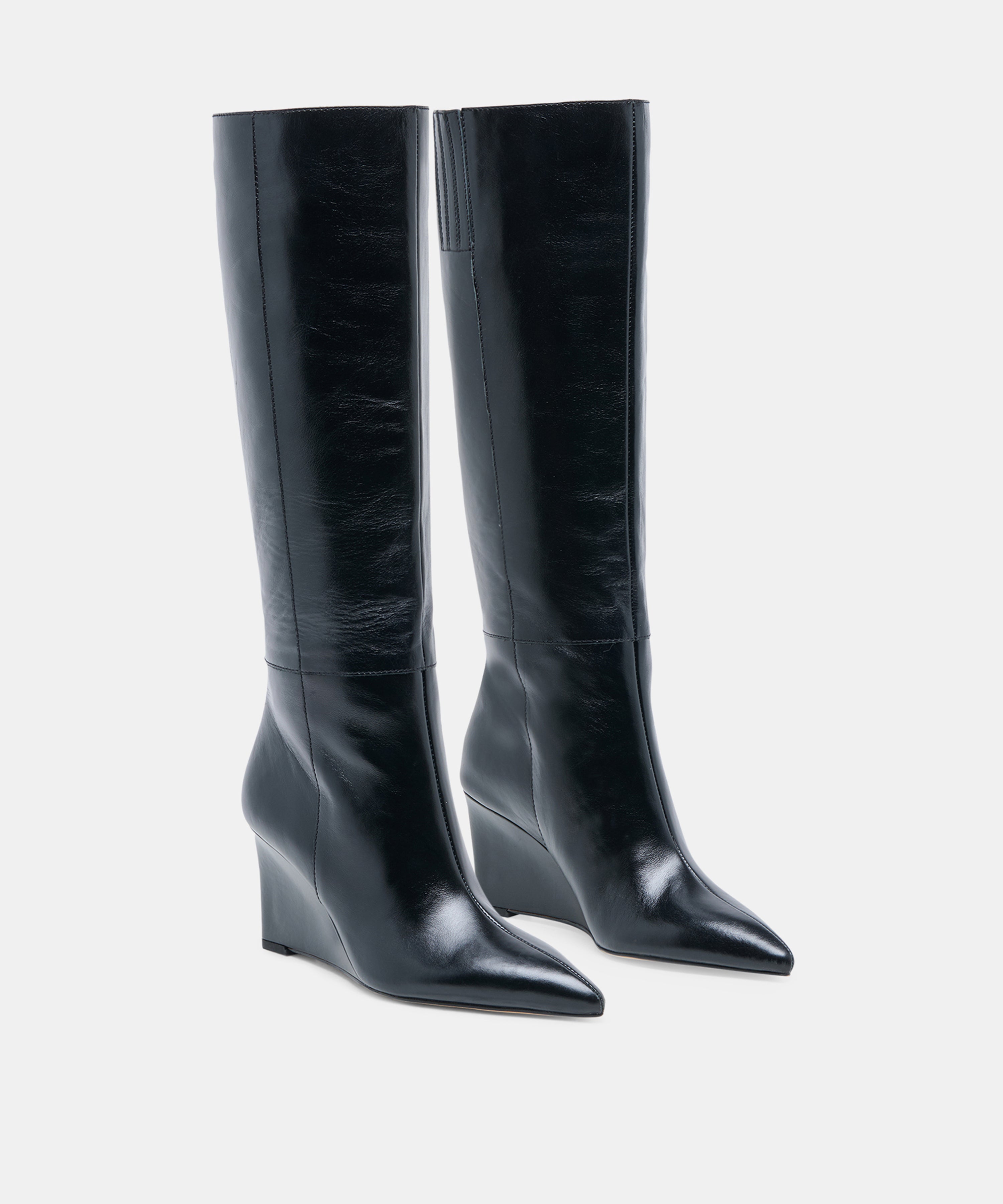 EMILA BOOTS BLACK LEATHER - view 2