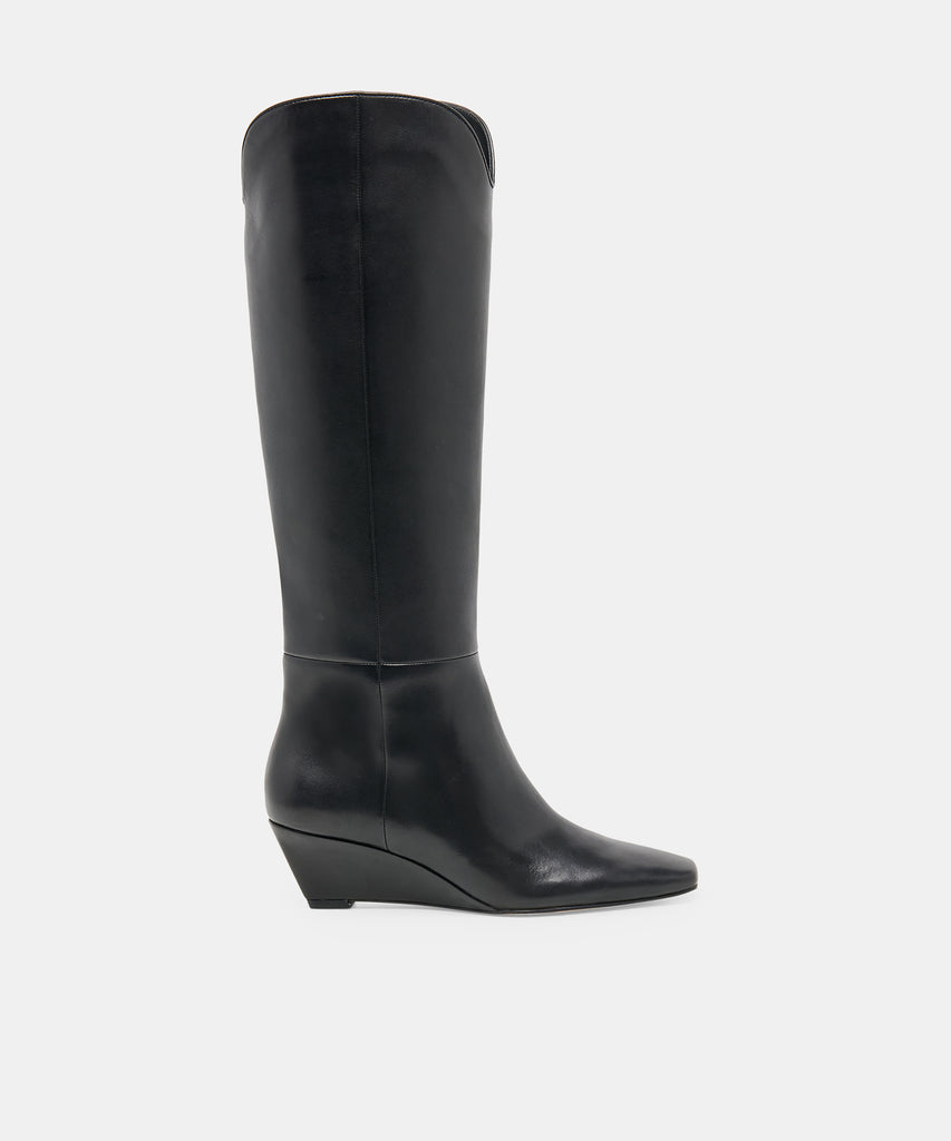 HENRA BOOTS BLACK LEATHER