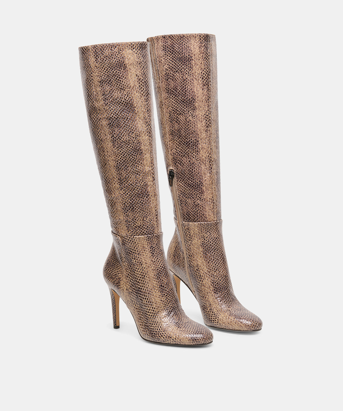 HEYES BOOTS SNAKE TAN EMBOSSED LEATHER - view 2