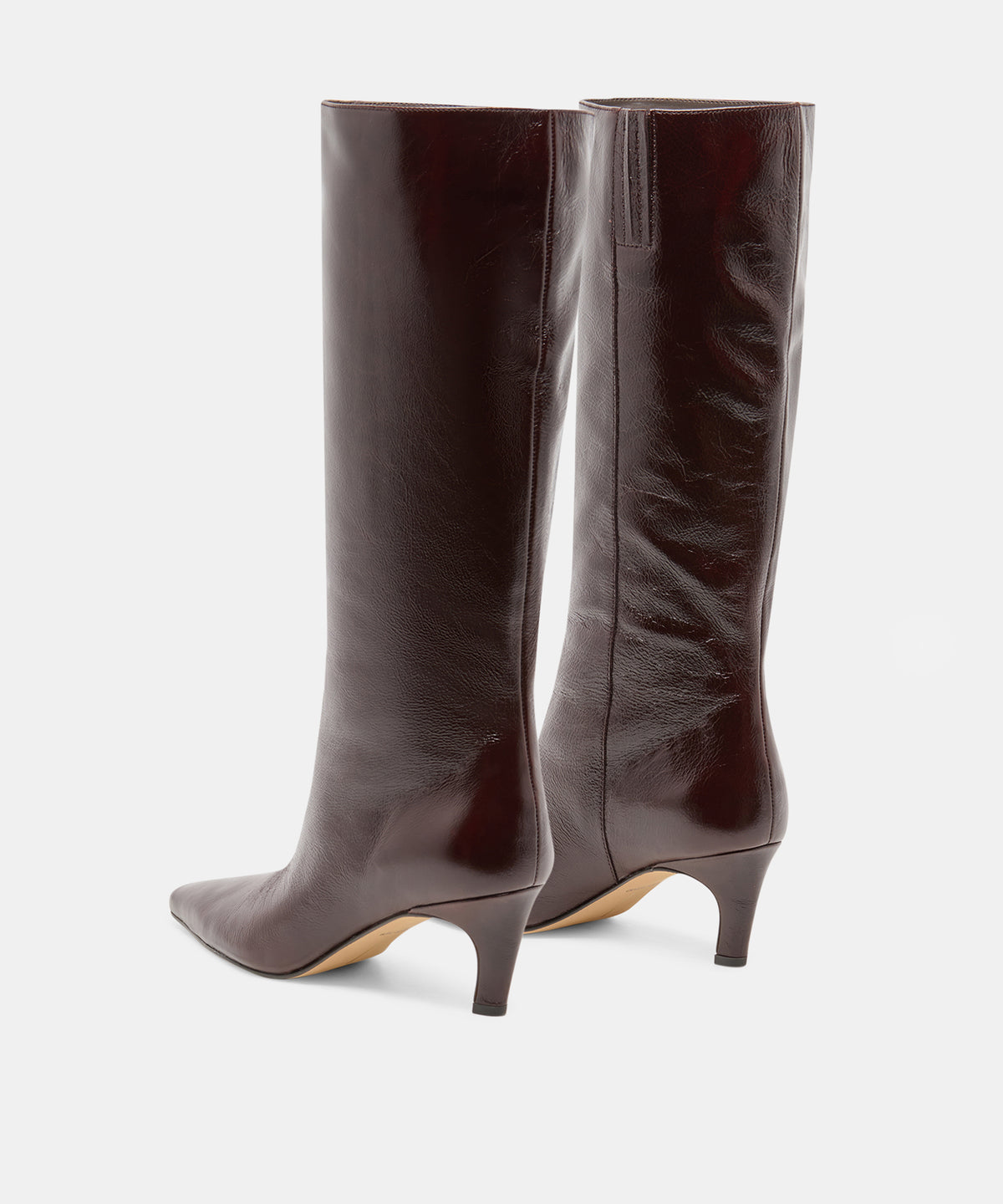 JAZMIN BOOTS BLACK CHERRY LEATHER - view 5