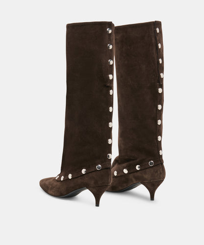 KERA BOOTS DK BROWN SUEDE
