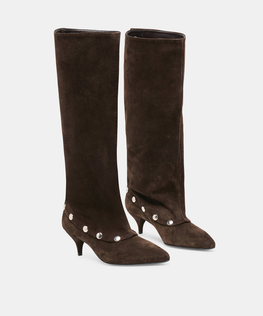 KERA BOOTS DK BROWN SUEDE