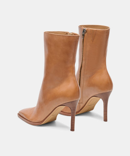 KIMI BOOTIES TAN LEATHER