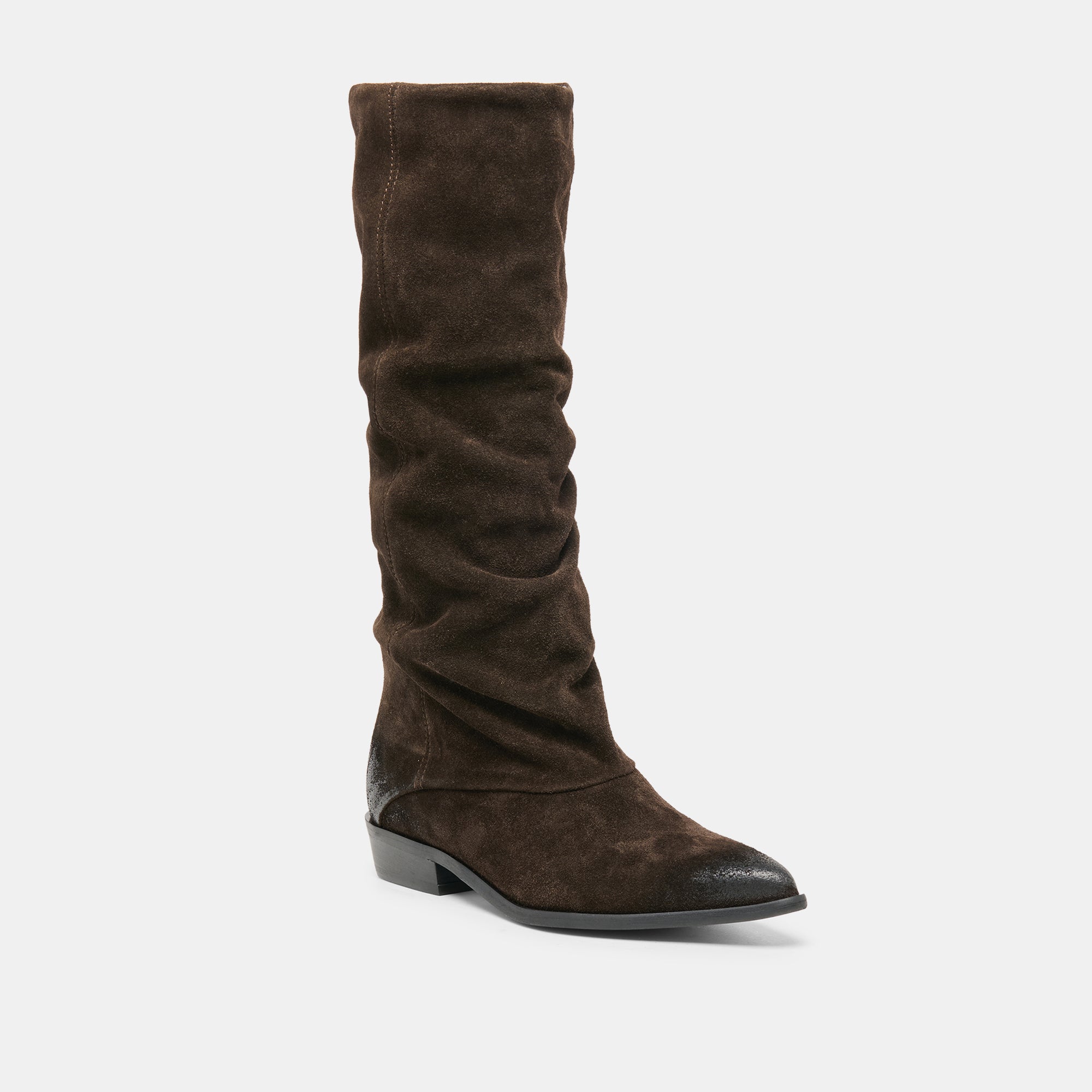 MARLA BOOTS DK BROWN SUEDE - view 2