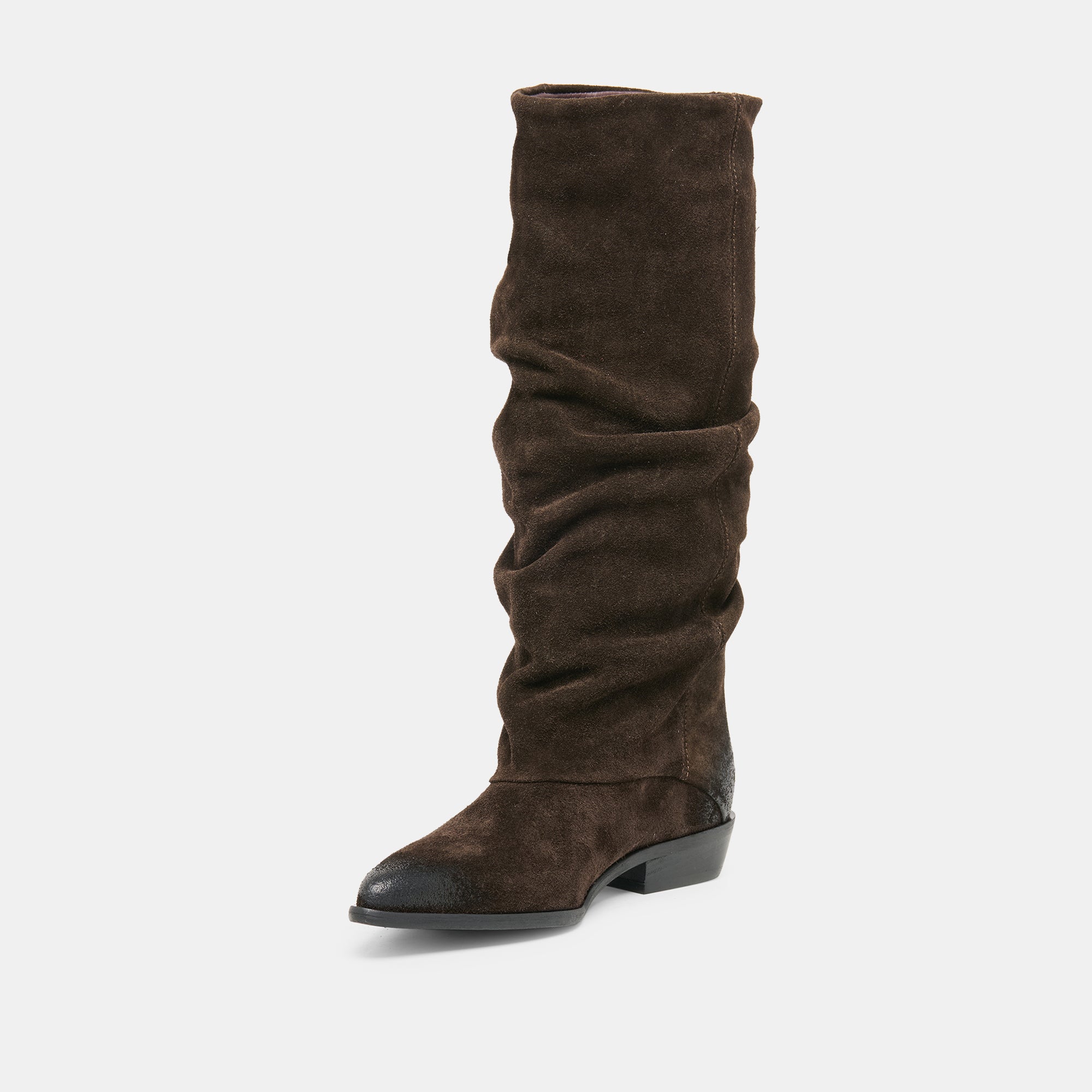 MARLA BOOTS DK BROWN SUEDE - view 4