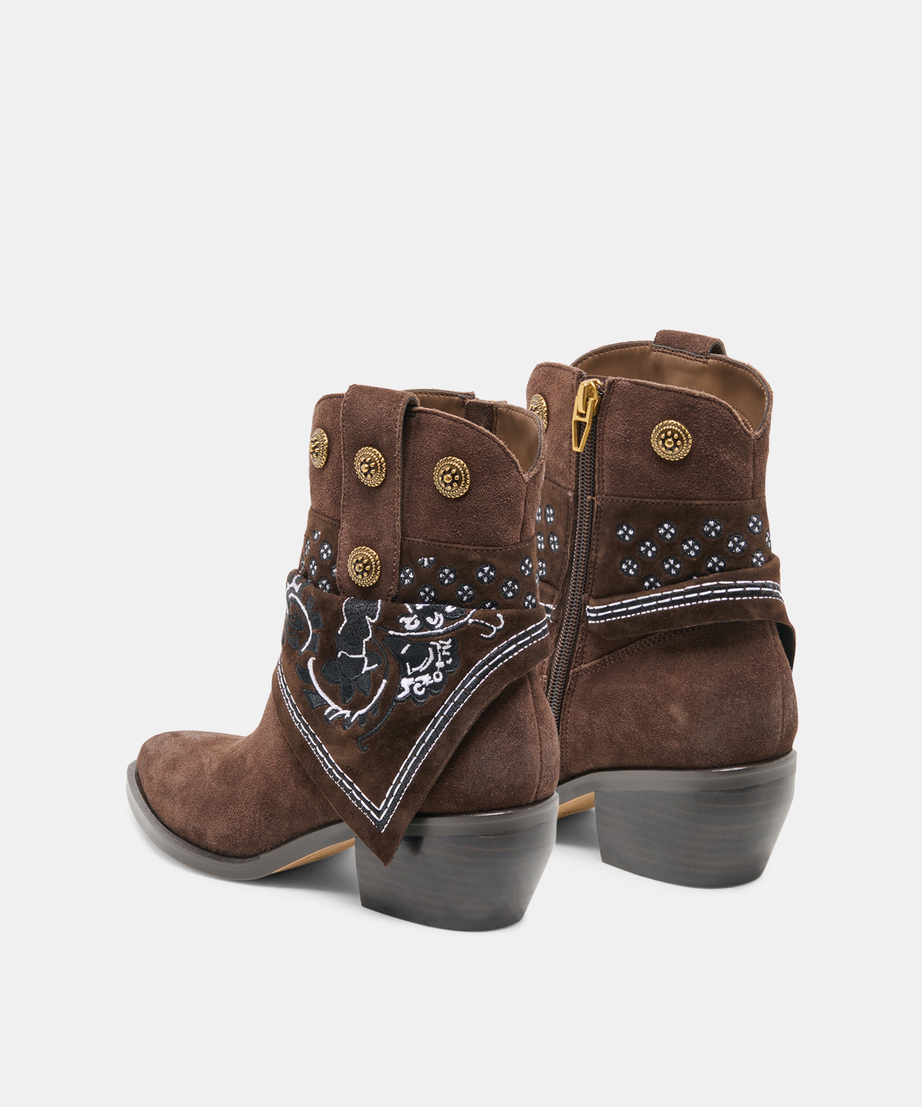 MEKALA BOOTS DK BROWN SUEDE - view 5