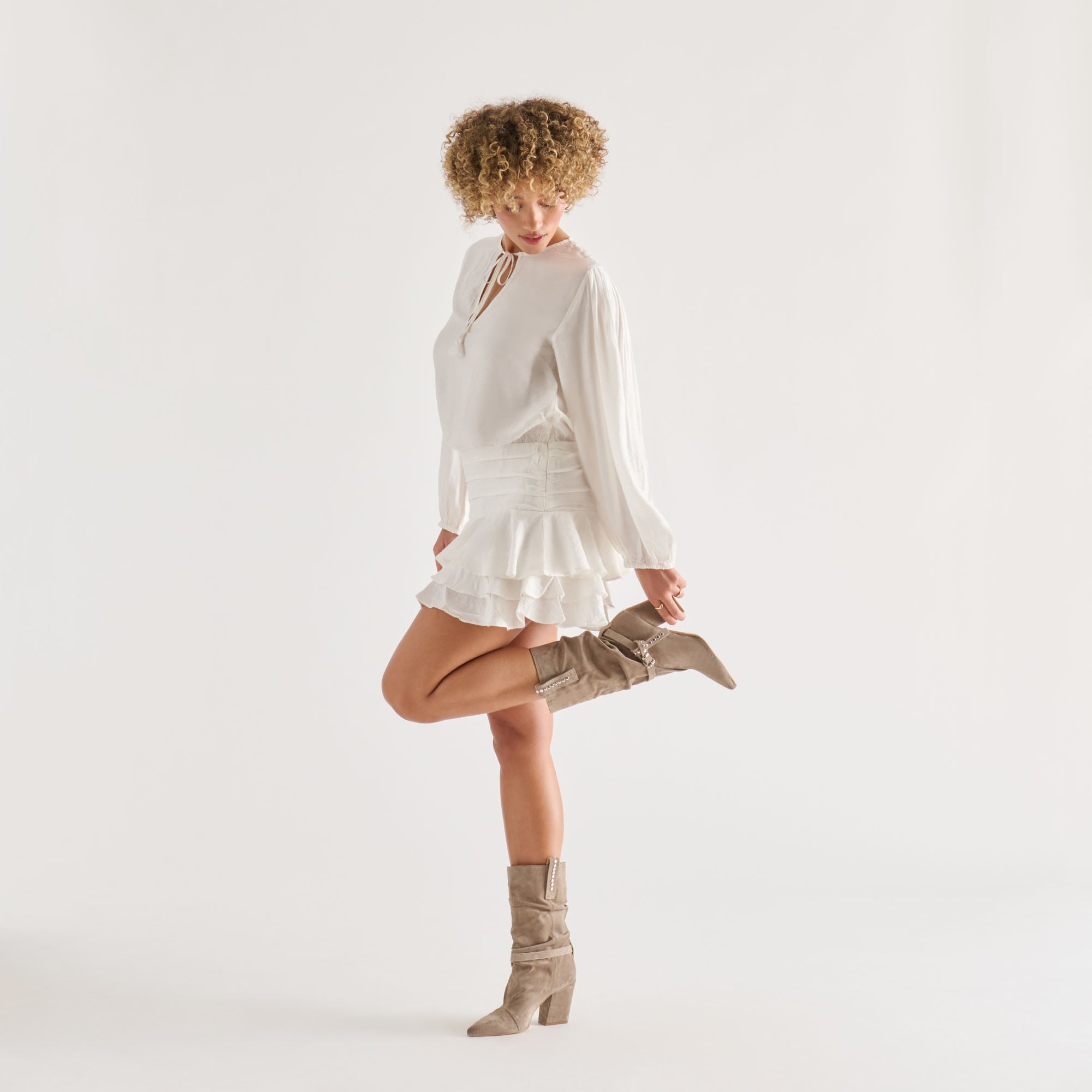 MORLA BOOTS TAUPE SUEDE - view 8