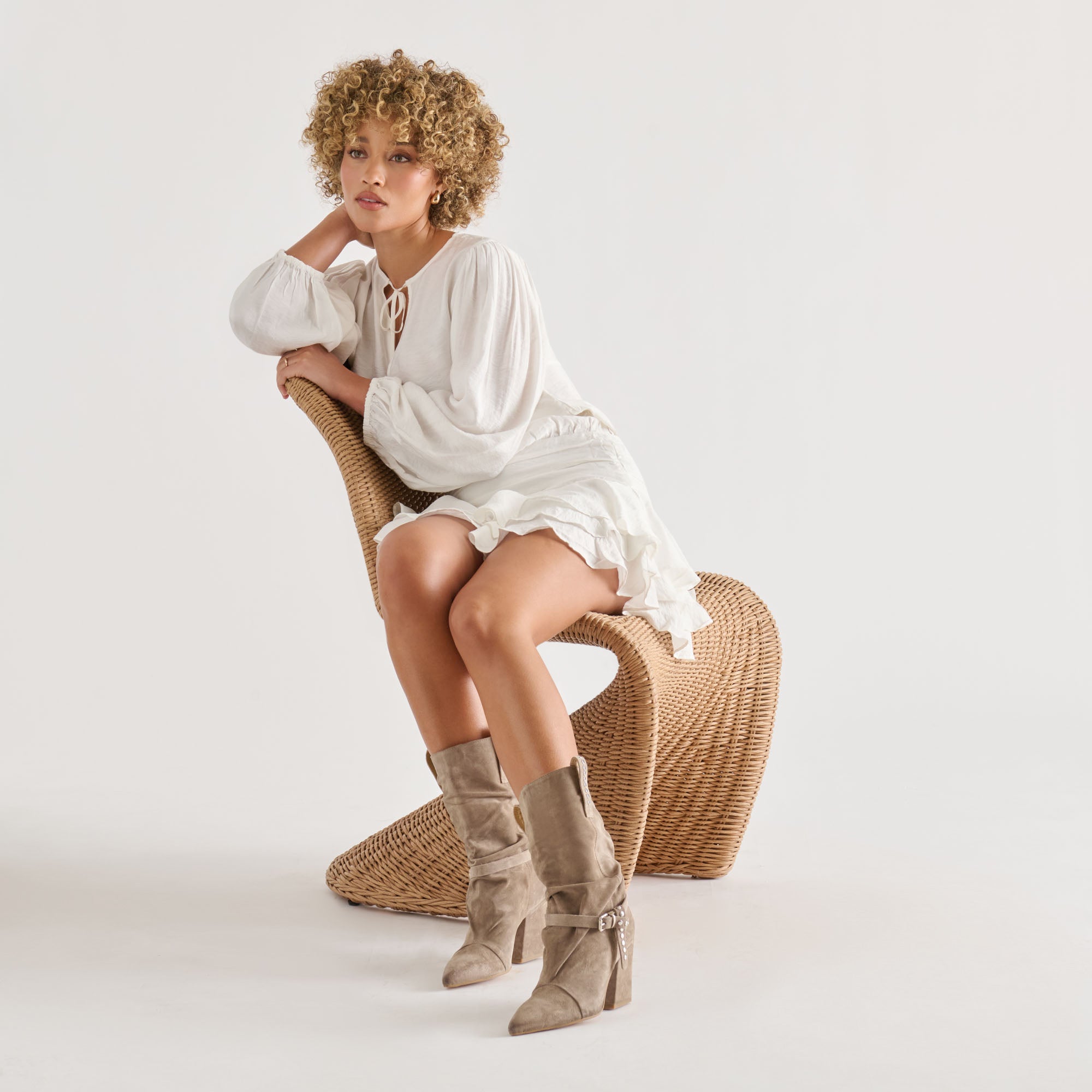 MORLA BOOTS TAUPE SUEDE - view 4