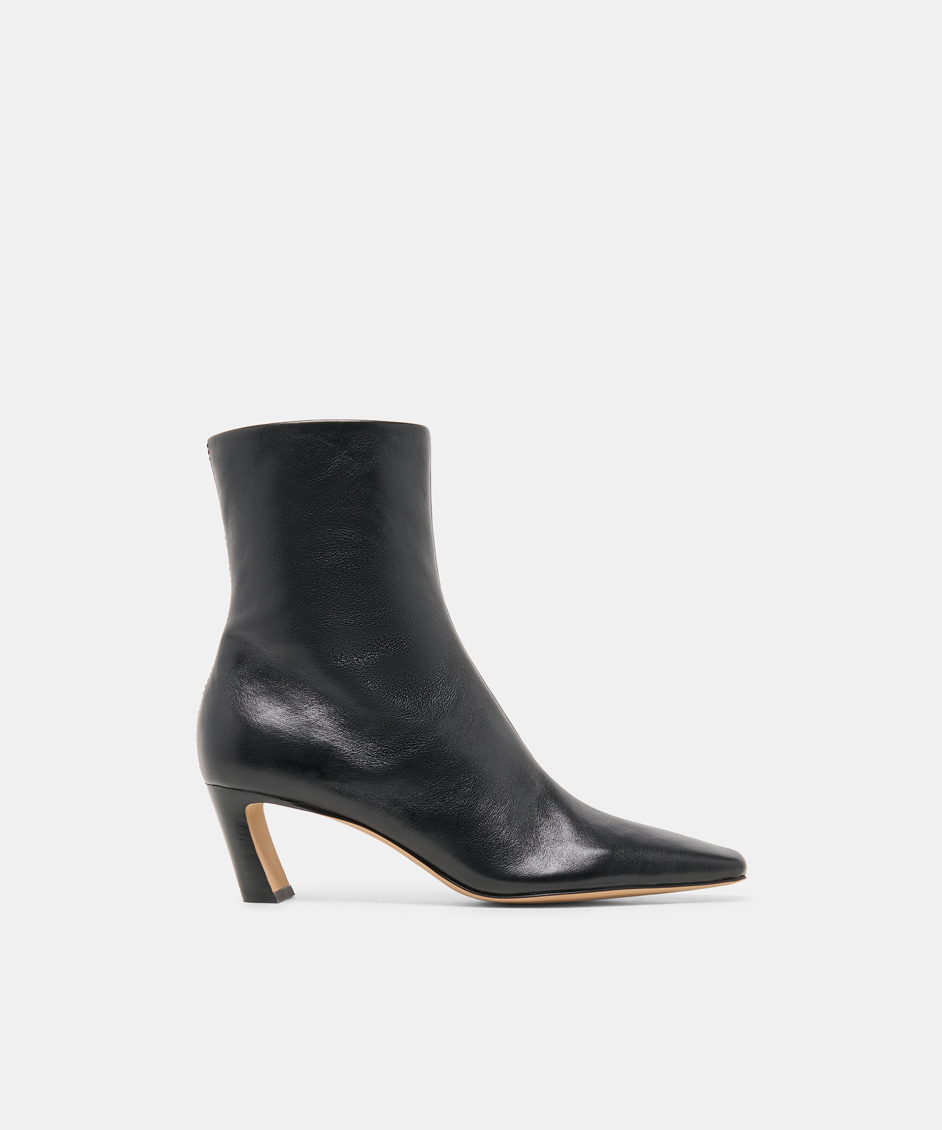 NESLY BOOTIES BLACK LEATHER