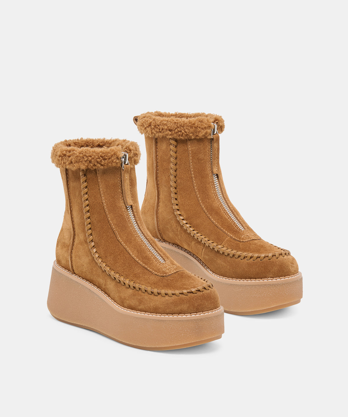 ROBEN BOOTS LT BROWN SUEDE - view 2