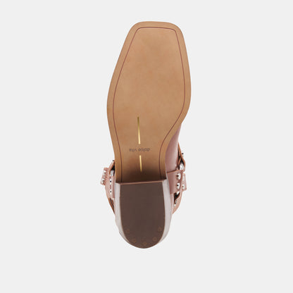 ROLAN BOOTS BROWN PATENT LEATHER